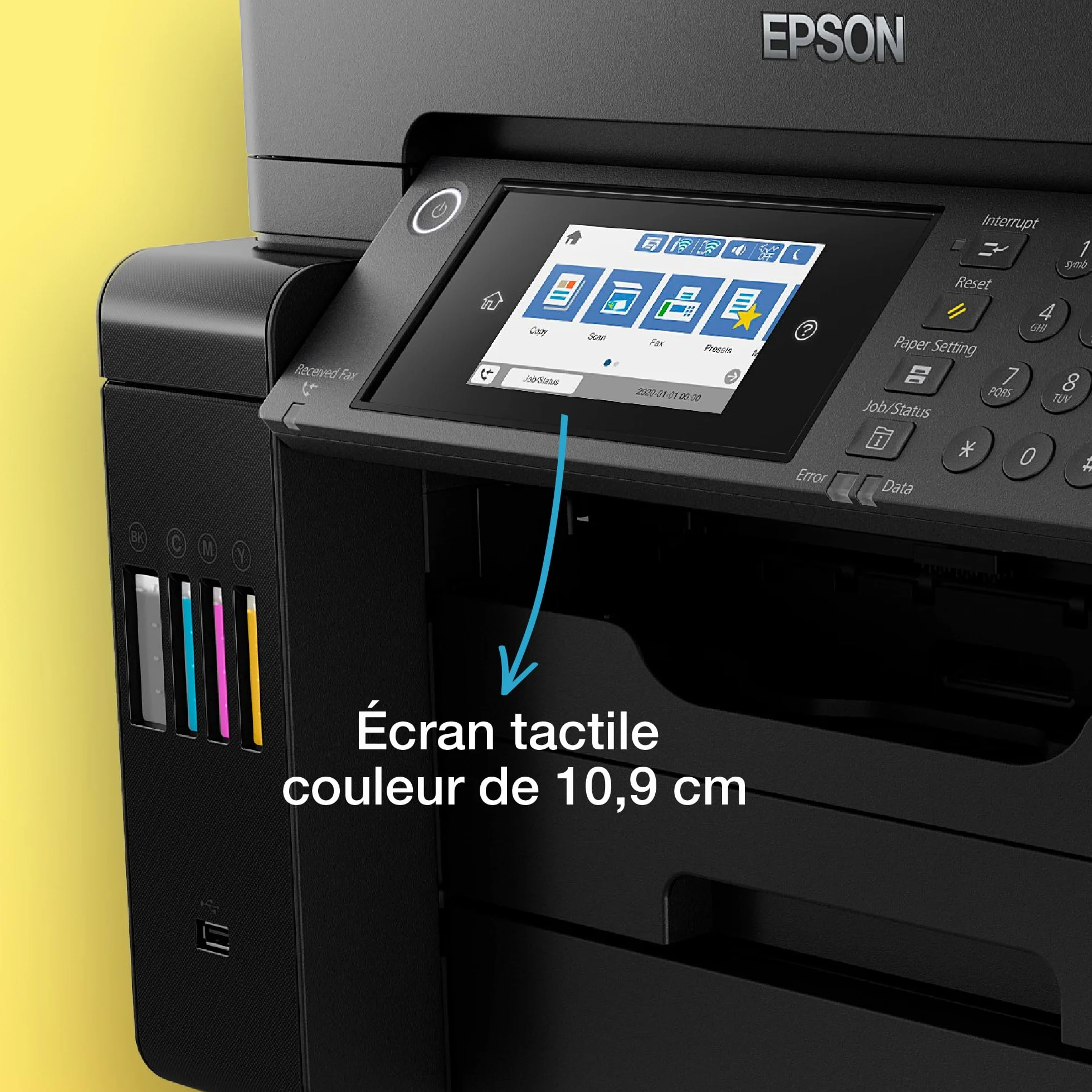 Epson EcoTank ET-16600 Imprimante A3+ Wi-Fi Fax Réservoirs d'encre