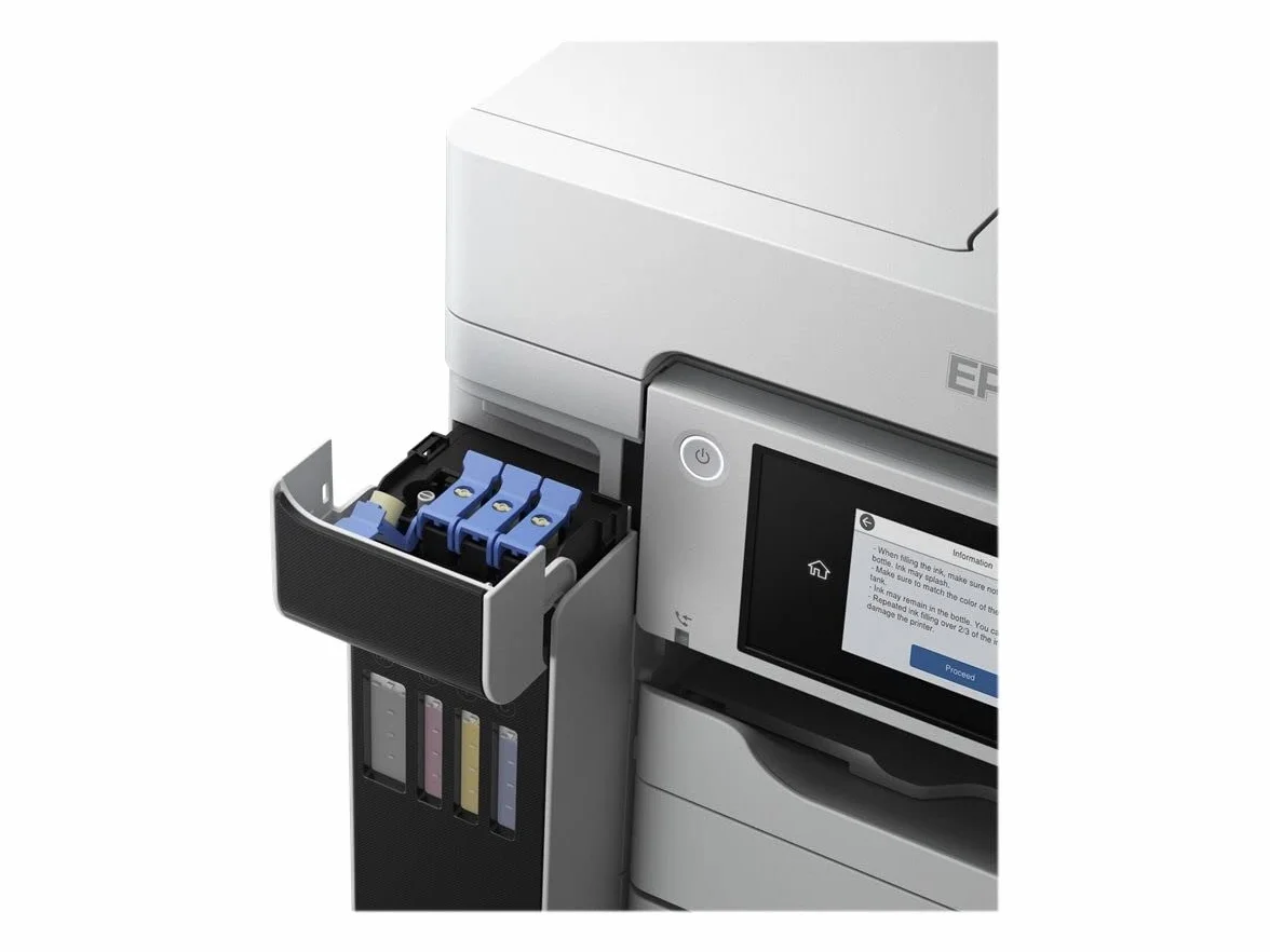 EPSON ET-5880 EcoTank Imprimante Multifonction Jet d'encre USB LAN Wi-Fi Blanc Noir