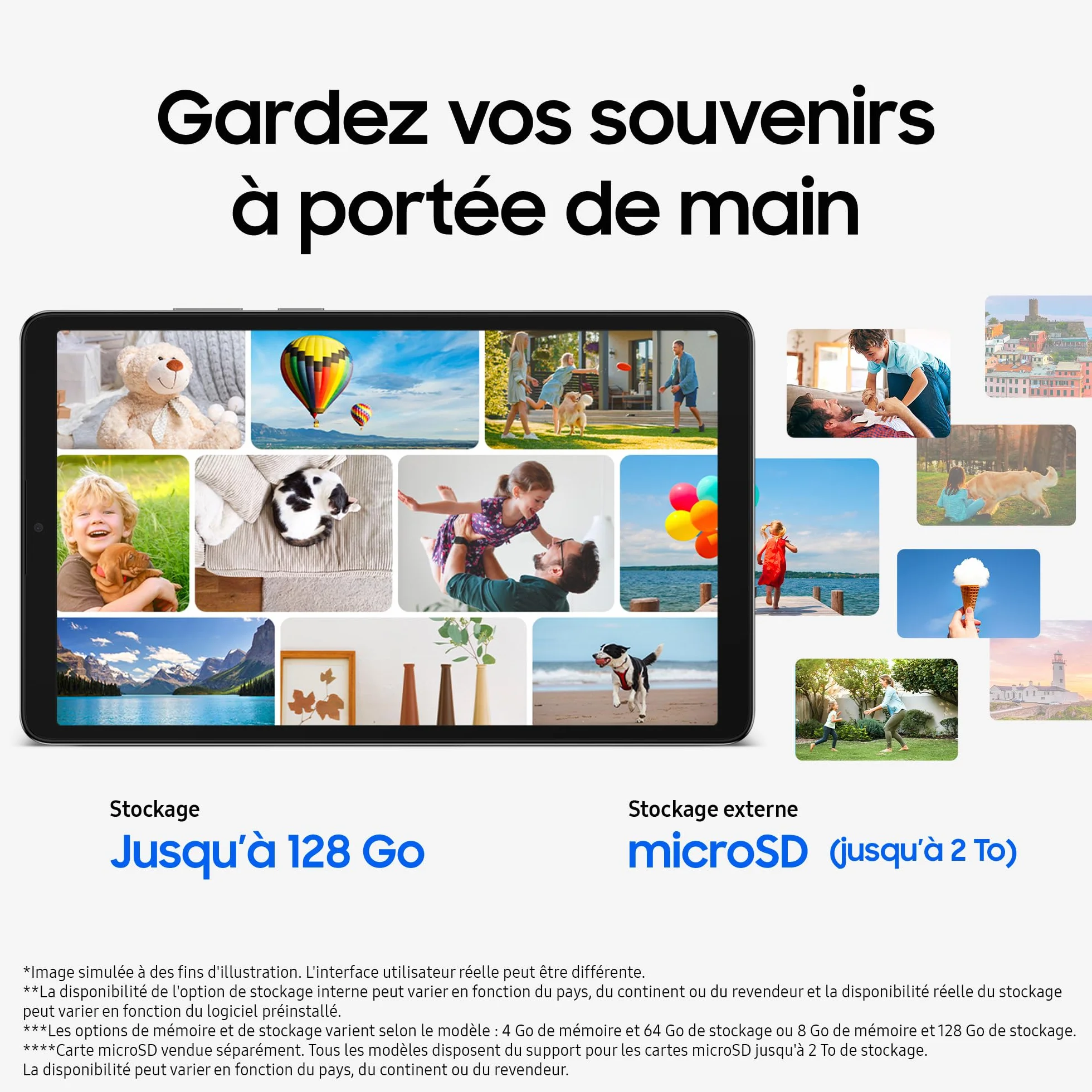 Samsung Galaxy Tab A11 8.7" WiFi 64 Go Tablette Android RAM 4 Go Gris