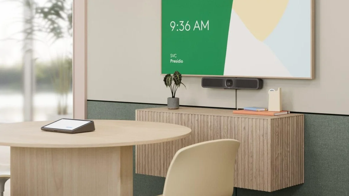 Logitech MeetUp 2 Caméra USB tout-en-un pour salle de conférence, barre vidéo compacte avec IA, compatible Microsoft Teams, Zoom Rooms, Google Meet