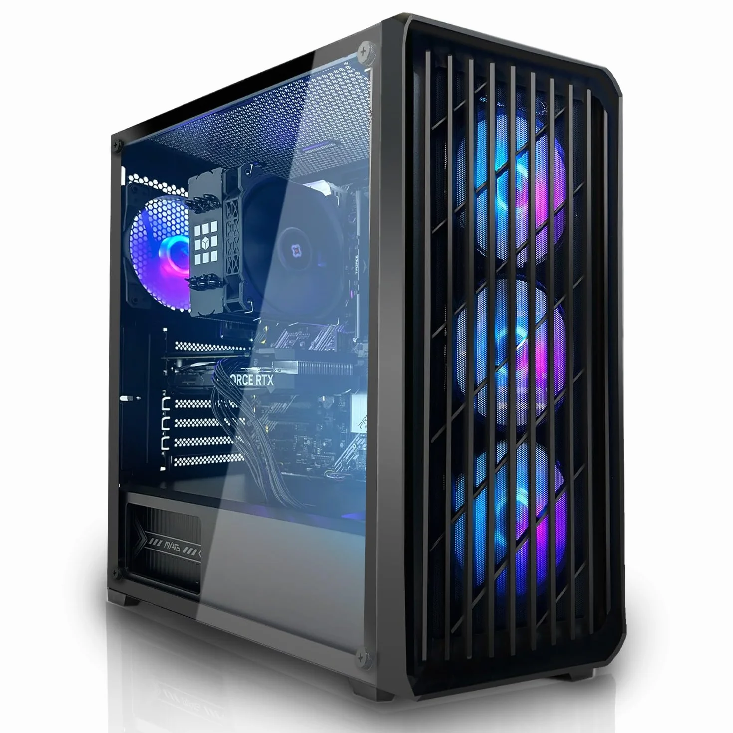 PC Gamer AMD Ryzen 7 5700G 8x4.6GHz Radeon RX Vega 8 1To M.2 NVMe 32Go DDR4 RAM Windows 11 Ordinateur de Bureau WLAN