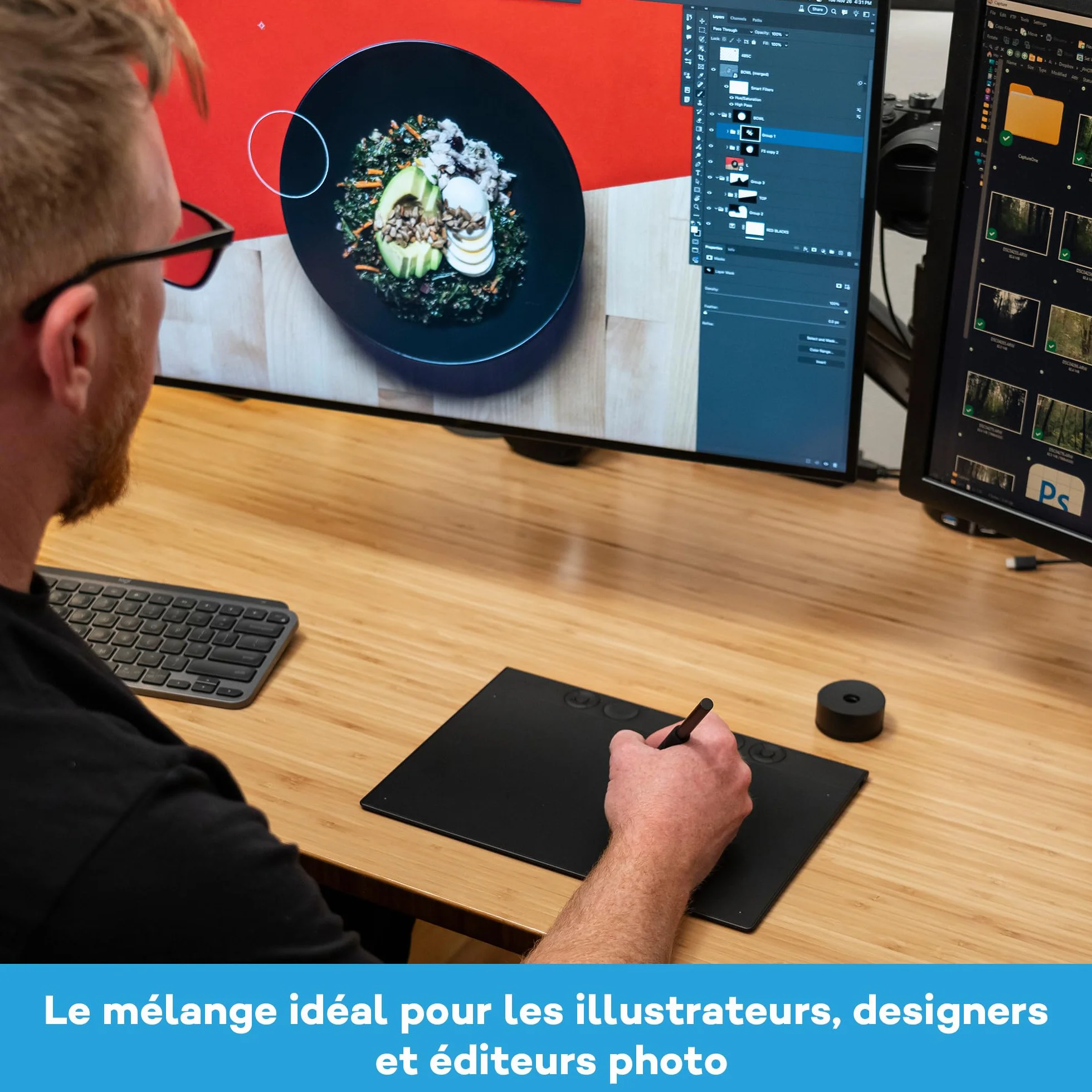 Wacom Intuos Pro Medium Tablette Graphique avec Wacom Pro Pen 3