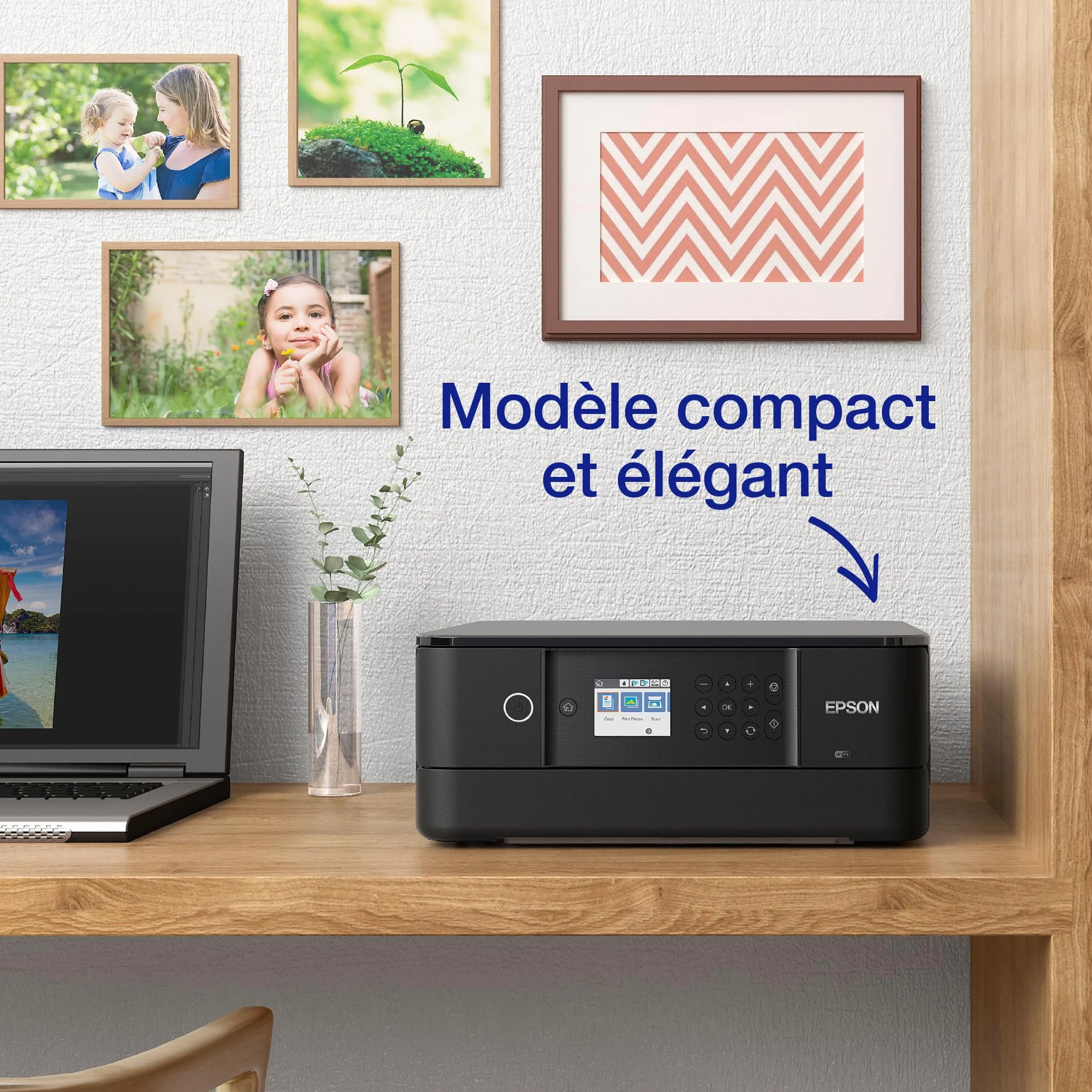 Epson Expression Premium XP-6100 Imprimante Multifonction 3-en-1 A4 Jet d'encre 5 couleurs Wifi Direct Recto verso