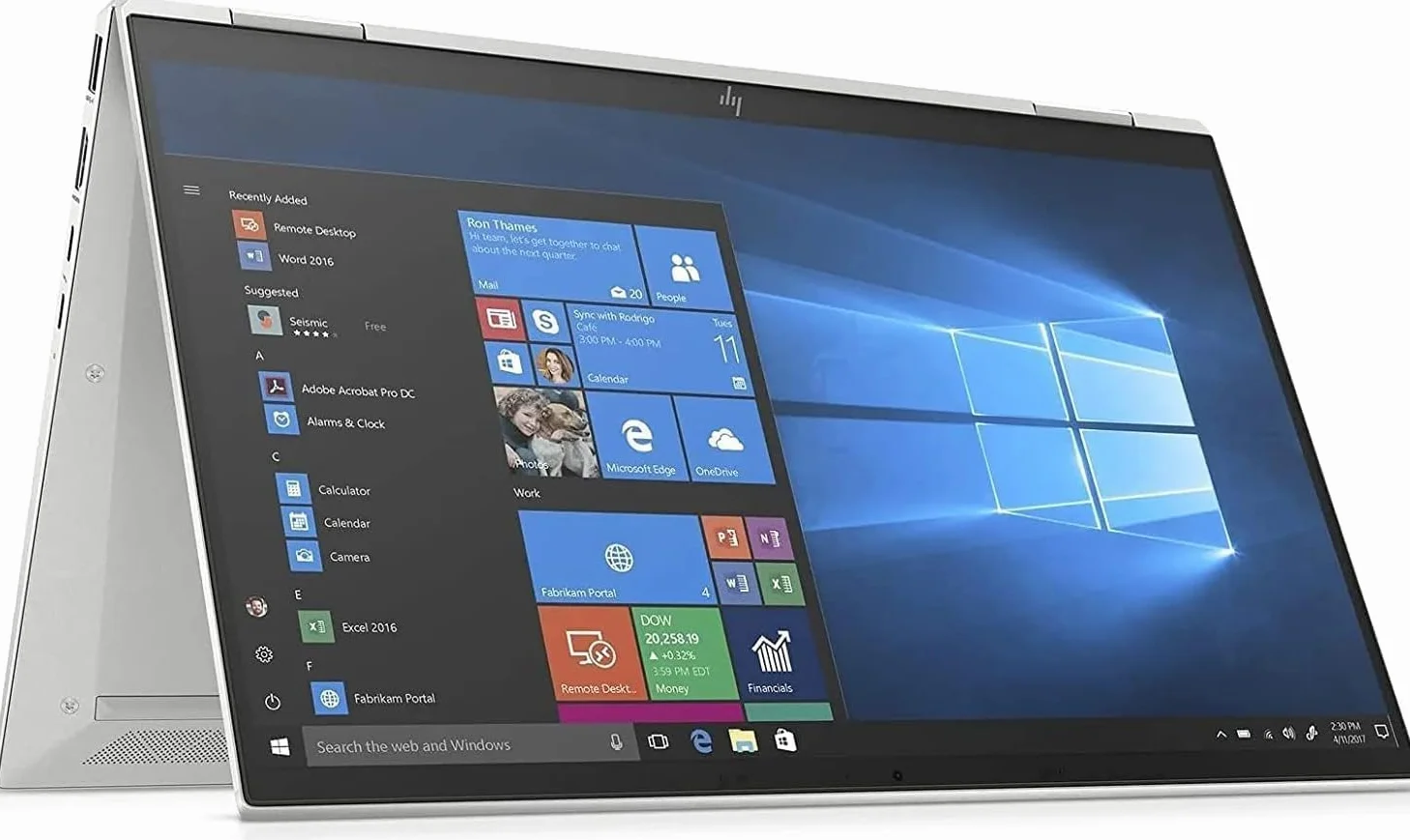 HP EliteBook X360 1030 G7 Ordinateur portable tactile 2 en 1 13,3" FHD Intel Core i5-10310U RAM 16 Go SSD 512 Go Windows 11 Pro Reconditionné