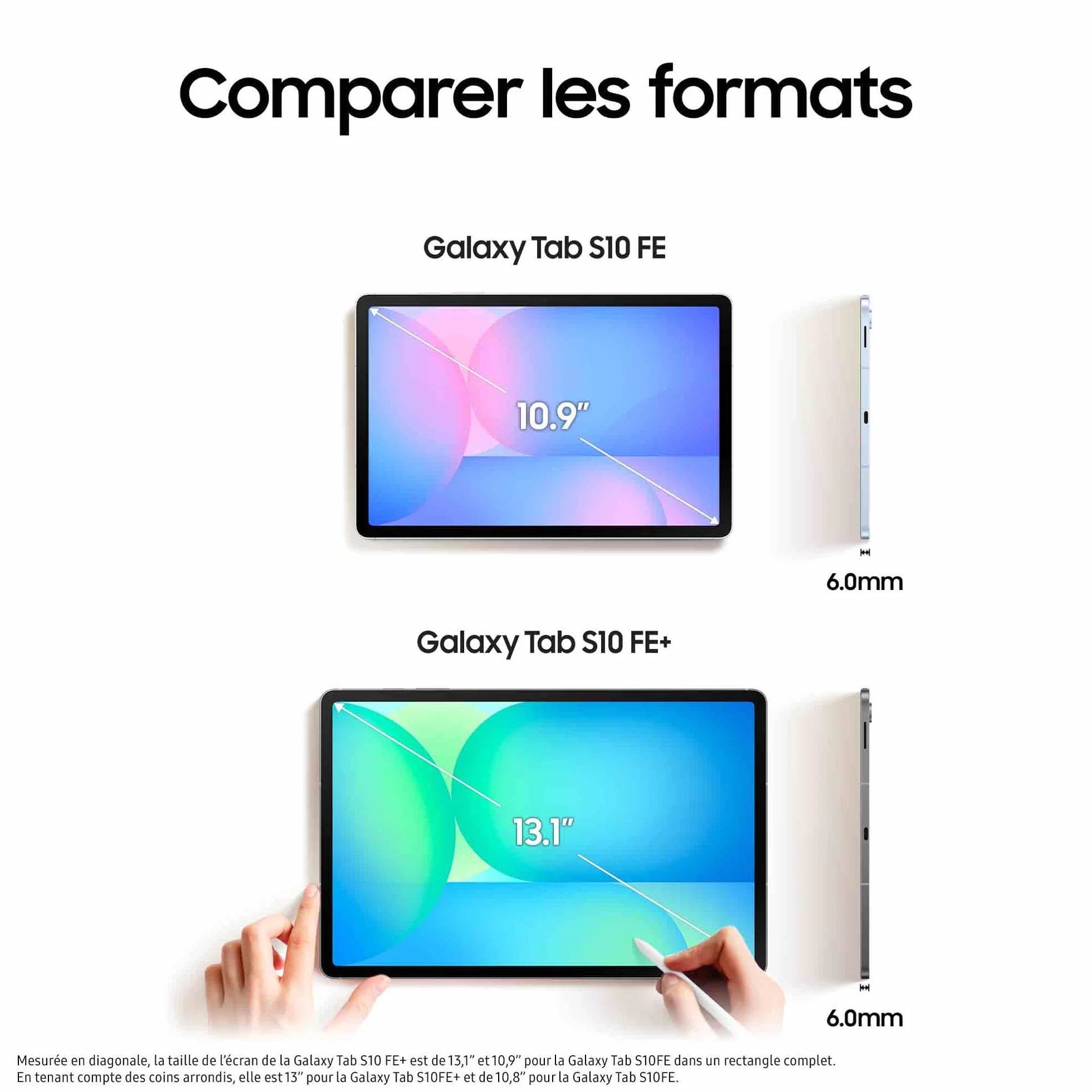 Samsung Galaxy Tab S10 FE Tablette Android 5G 10.9" 256 Go S Pen IP68 Gris Anthracite