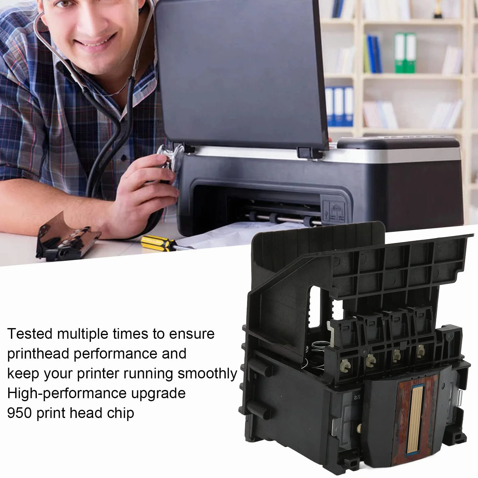 Kit de Remplacement Tête d'Impression 950 951 pour HP Officejet Pro 8100 8600 8610 8620 8650 251