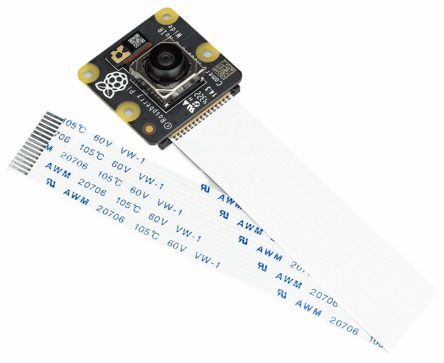 Raspberry Pi® Camera Module 3 Wide Noir CMOS Color Camera Module