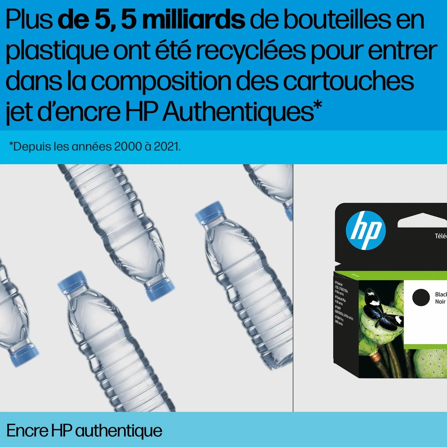Cartouches d'encre originales HP 912, pack de 4 (noir, jaune, cyan, magenta) pour OfficeJet Pro 8000