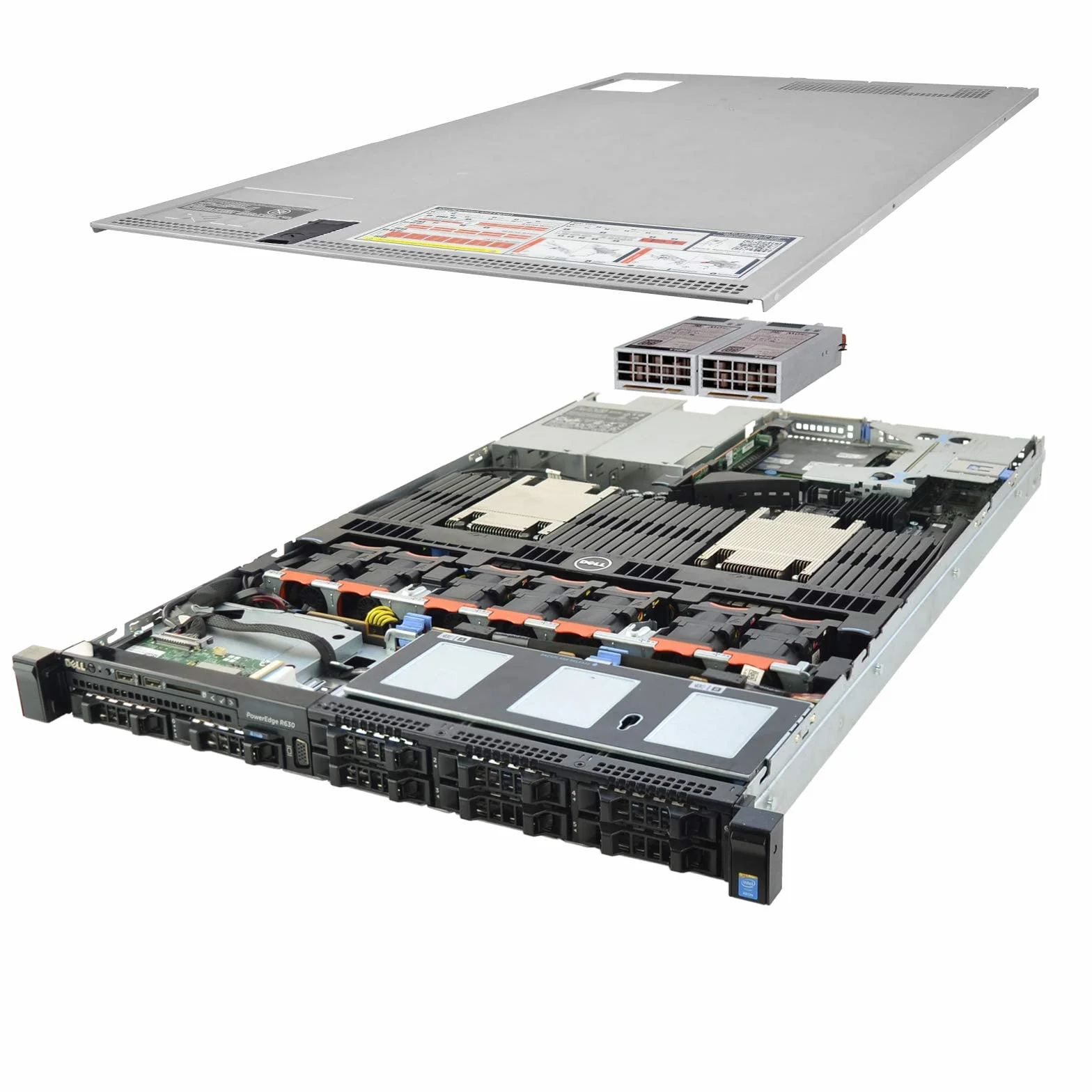 Dell R630 Serveur rack 8x SFF 2x Xeon 12-Core E5-2678 V3 128 Go RAM DDR4 2x 900 Go SAS H730 Ctrl 4x LAN 1000 2xPSU Windows Server std 2022