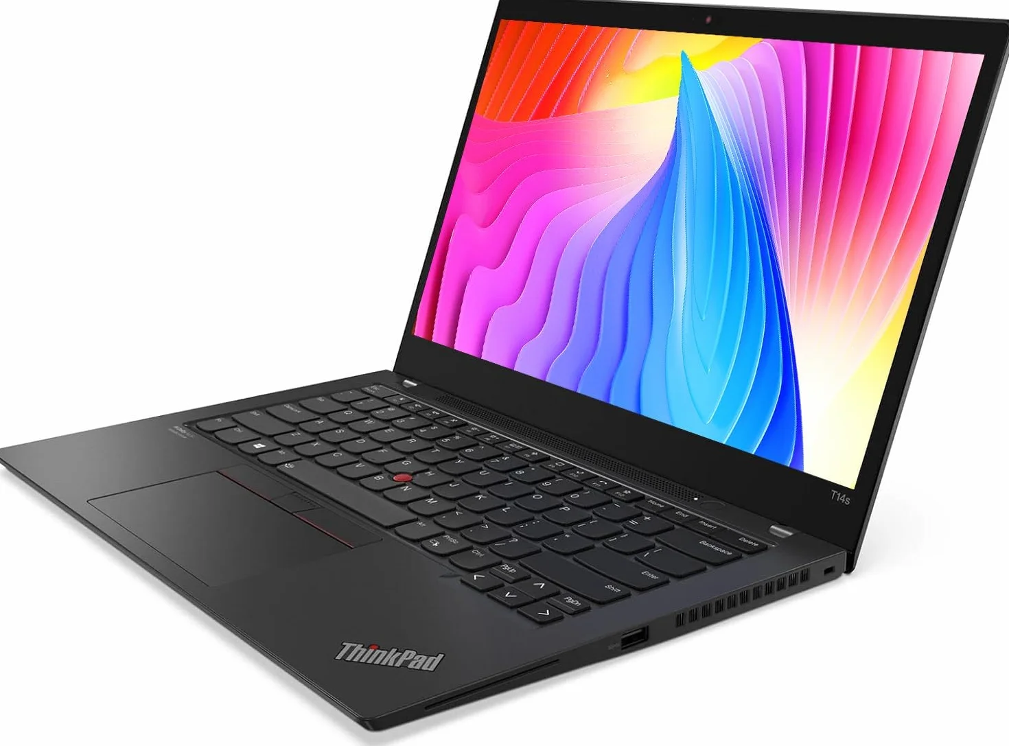Lenovo ThinkPad T14s Gen 2 Ordinateur Portable Professionnel 14 Pouces FHD Intel Core i7-1185G7 32 Go RAM 512 Go SSD Windows 11 Pro Reconditionné