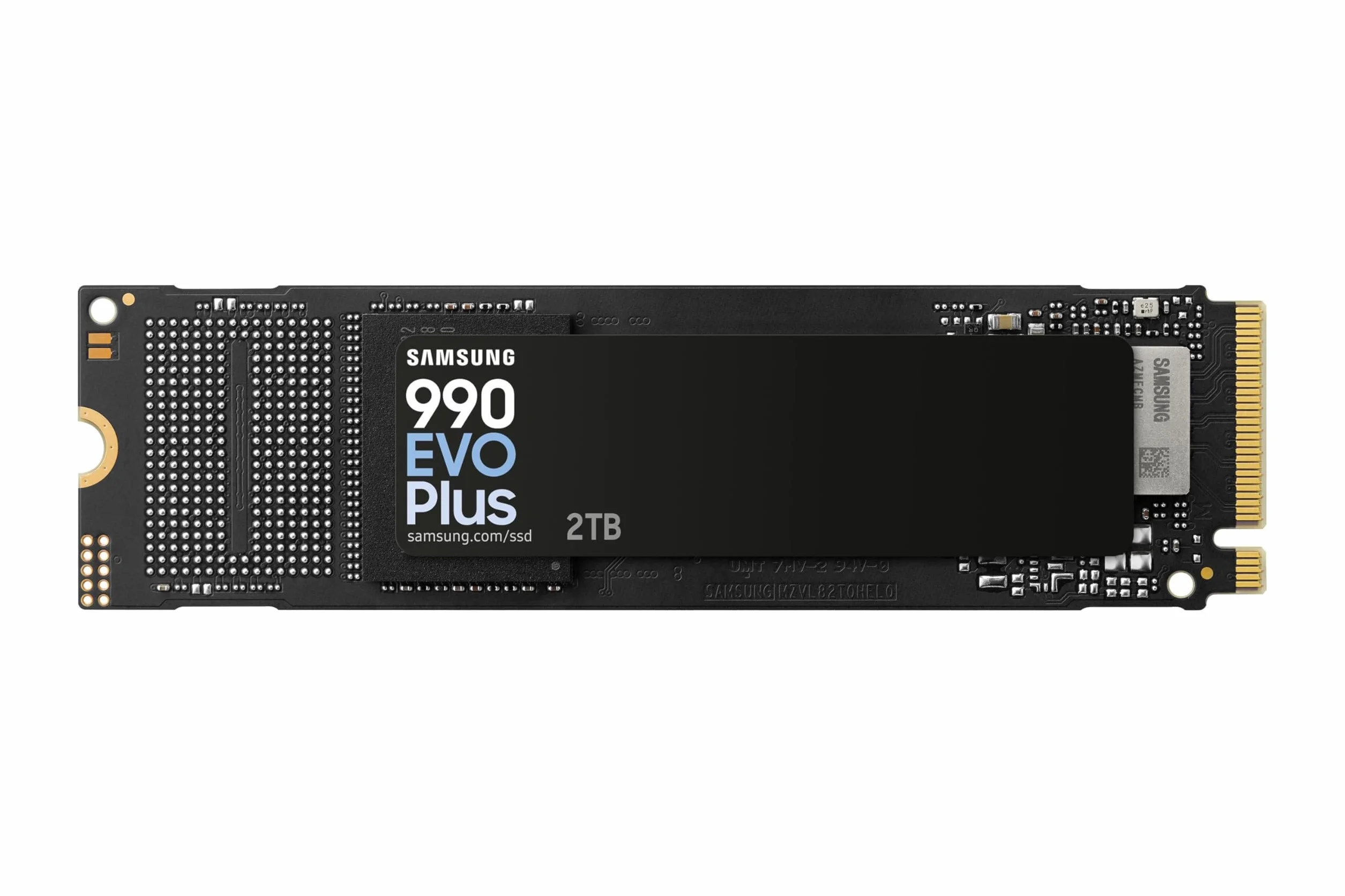 Samsung SSD Interne 990 EVO Plus, 2 To, NVMe 2.0 PCIe 4.0 x 4 / 5.0x2, Vitesse de lecture 7250 Mo/s