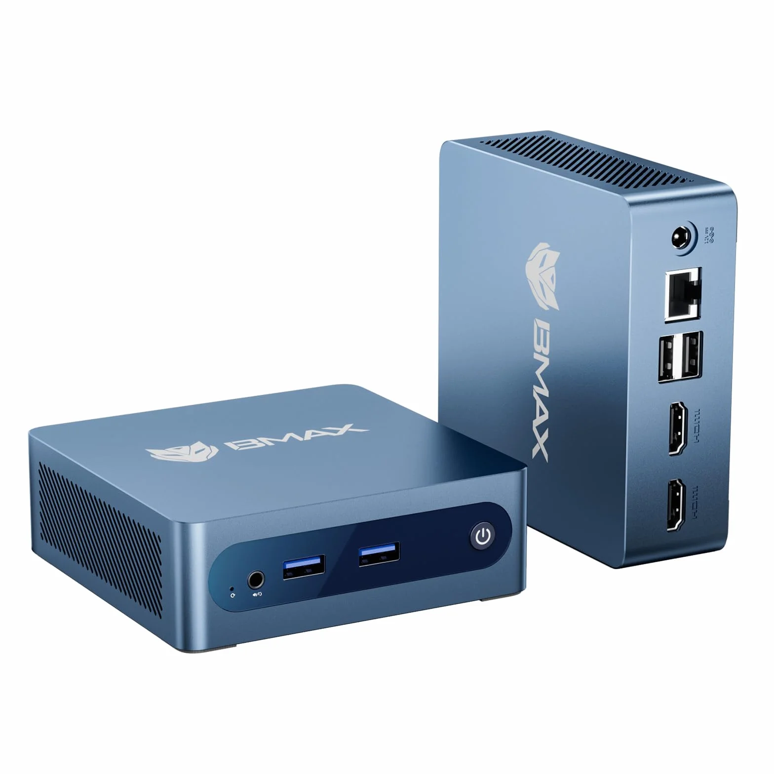 BMAX B1Plus Mini PC Win 11 Intel Celeron J3355 6 Go LPDDR3 RAM 128 Go eMMC SSD Ordinateur Bureau Double écran WiFi 5 BT5.0