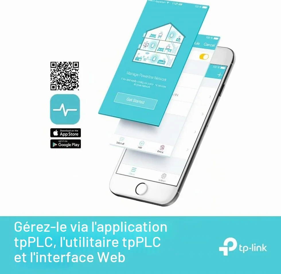 TP-Link TL-WPA7617 Kit CPL WiFi AV1000 AC1200 Gigabit EasyMesh