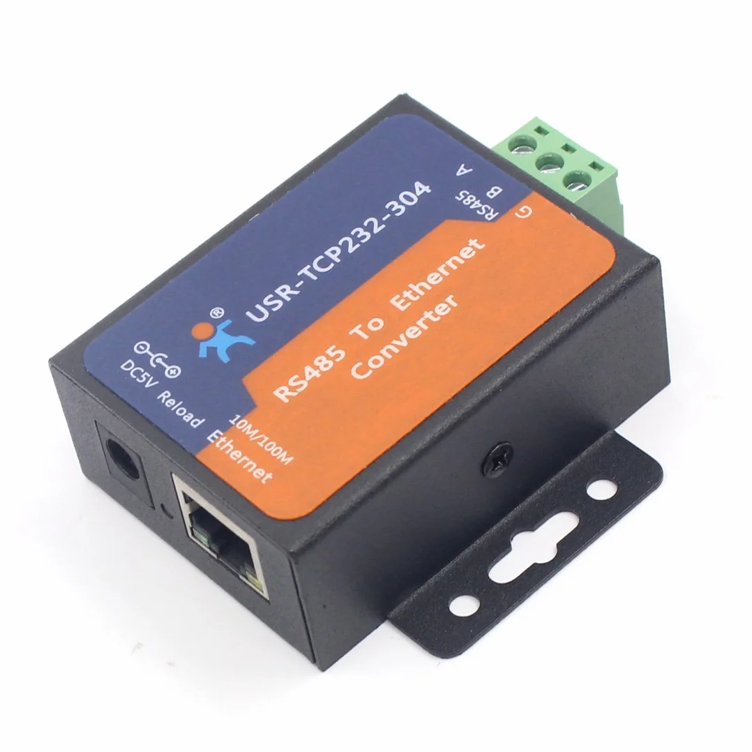 USR TCP232-304 Convertisseur RS485 vers TCP/IP Ethernet Server avec Page Web Intégrée DHCP/DNS