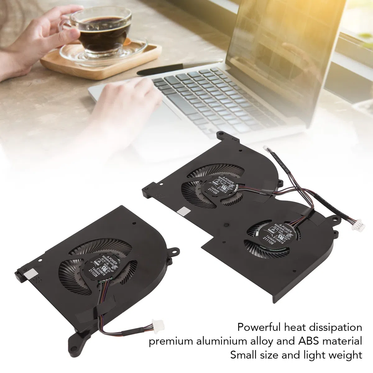 Ventilateur de Refroidissement CPU GPU pour GS66, 10SD, 10SGS, 10SFS, 10SF, 10SE, MS 16V1, MS 16V2, WS66, P66