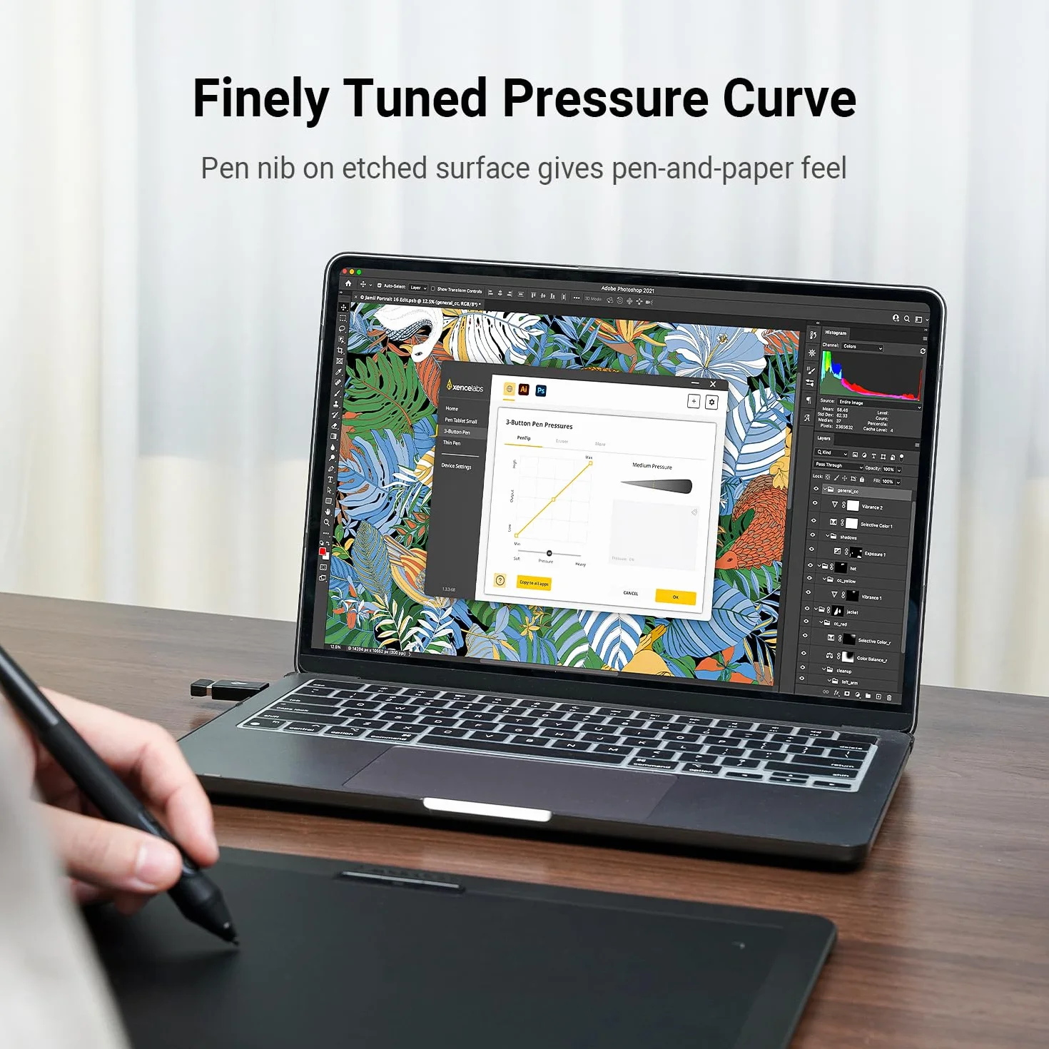 Xencelabs Pen Tablet Medium Bundle Professionnelle Tablette Graphique sans Fil avec Quick Keys, 2 Stylets sans Batterie 12 Pouces Ratio 16:9 Tablette Dessin Graphique pour Windows-Arm/Win/Mac/Linux