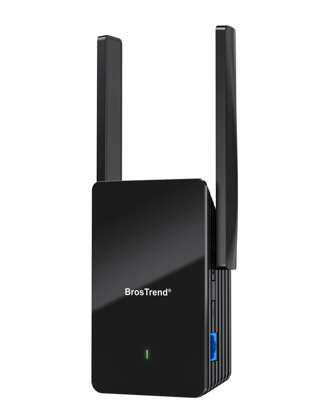 BrosTrend Répéteur WiFi 6 AX1500, Amplificateur Wi-Fi Double Bande 5GHz & 2.4GHz, Port Gigabit, Couvre 185m²