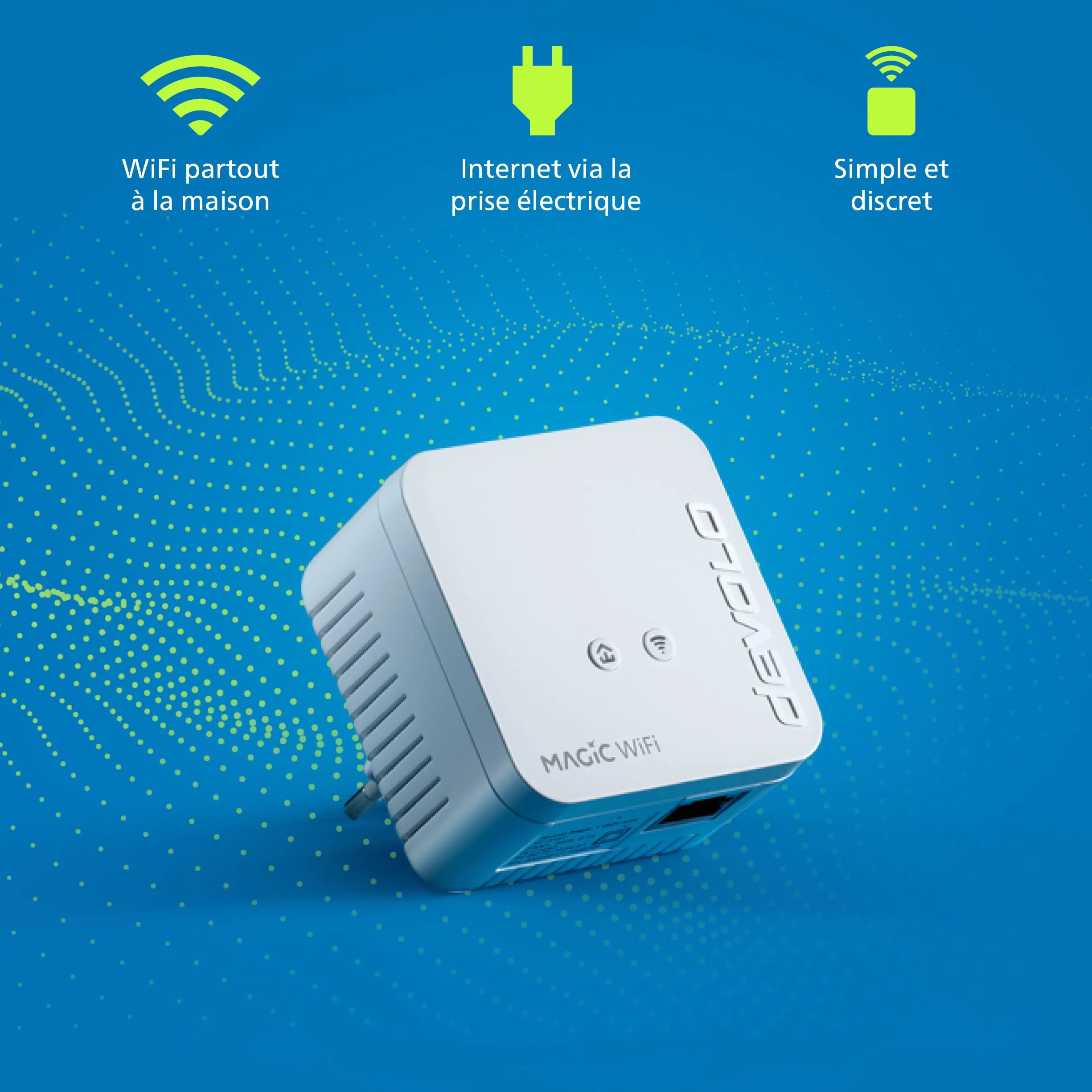 Devolo Magic 1 Wifi Mini Adaptateur CPL compact 1200 Mbps Blanc