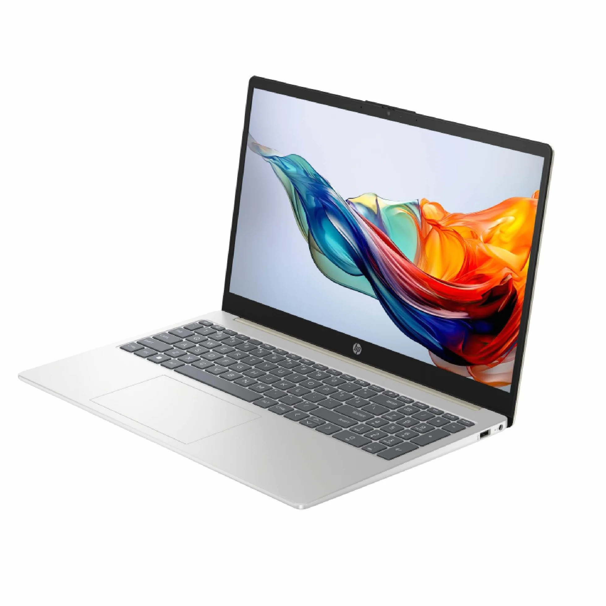 HP 15-fc0009sf Ordinateur Portable 15,6" FHD IPS, AMD Ryzen 7-7730U, 16 Go RAM, 512 Go SSD, AMD Radeon Graphics, Windows 11, Argent, Clavier AZERTY