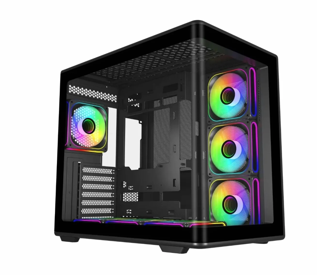 COOLER MASTER Elite 600 Black 7 fans