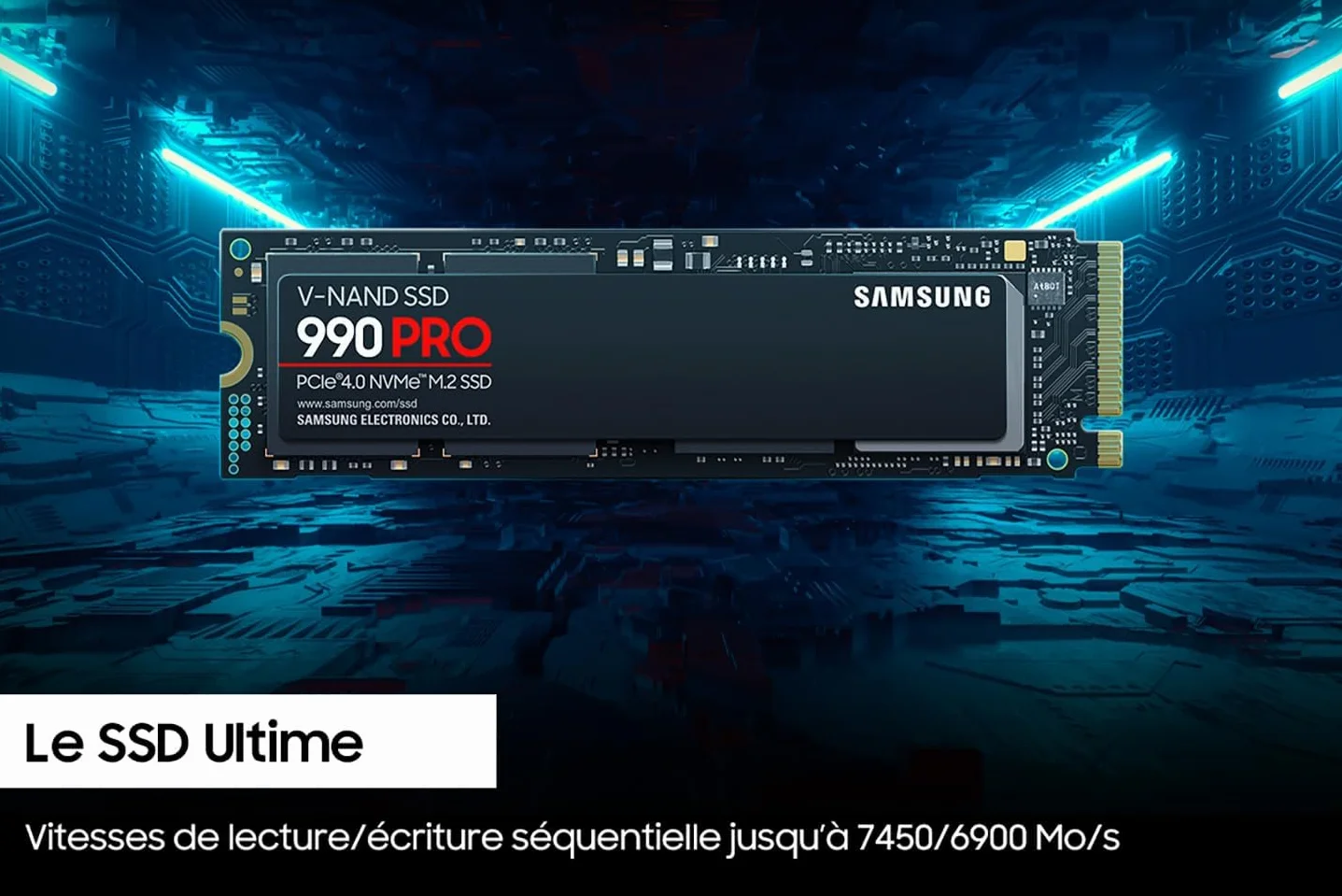 Samsung SSD 990 Pro 1 To NVMe M.2 PCIe 4.0 Interne