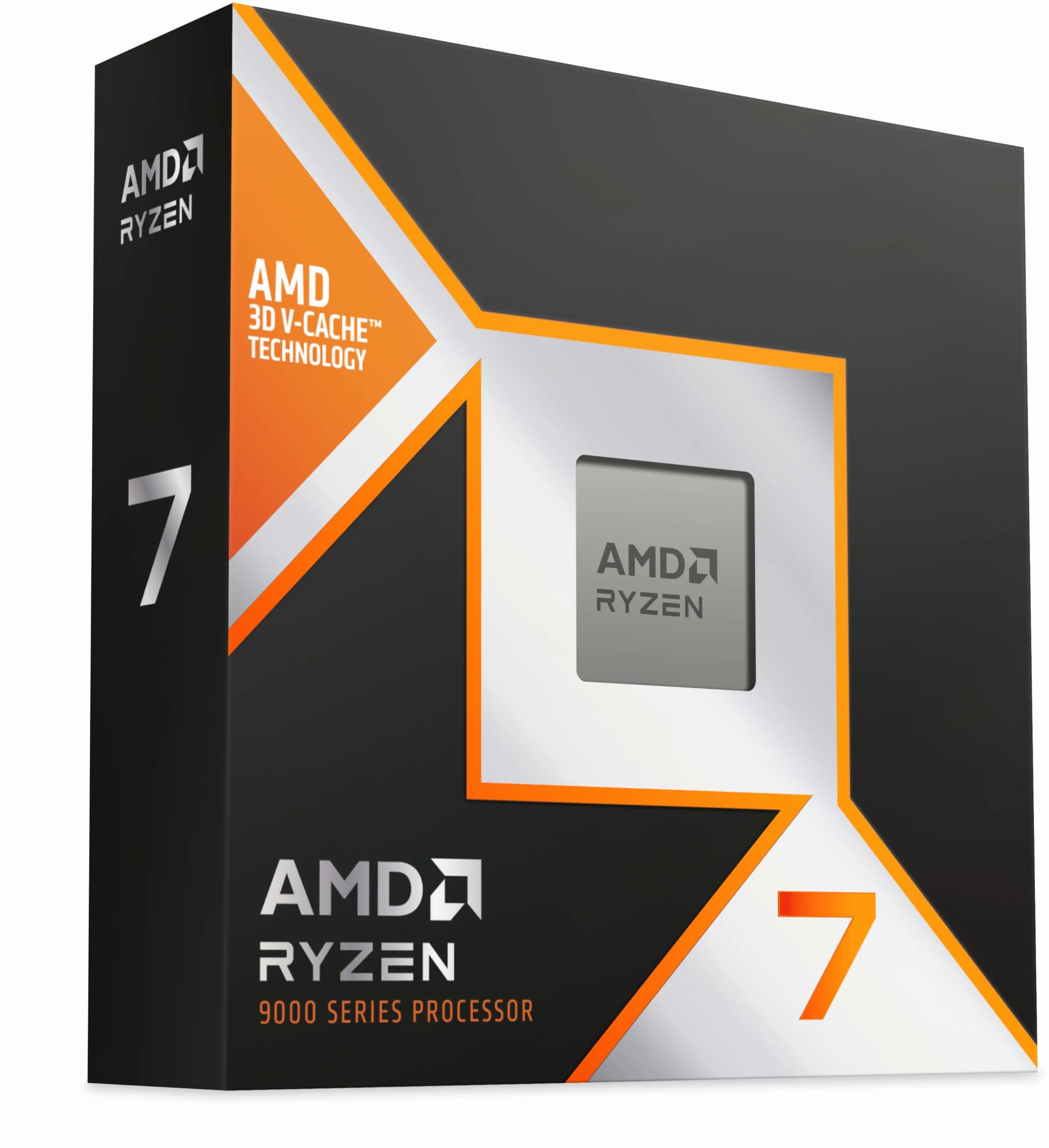 AMD Ryzen 7 9800X3D 8 Cœurs 16 Threads Zen 5 104 Mo Cache 120W TDP 5.2 GHz Boost Socket AM5