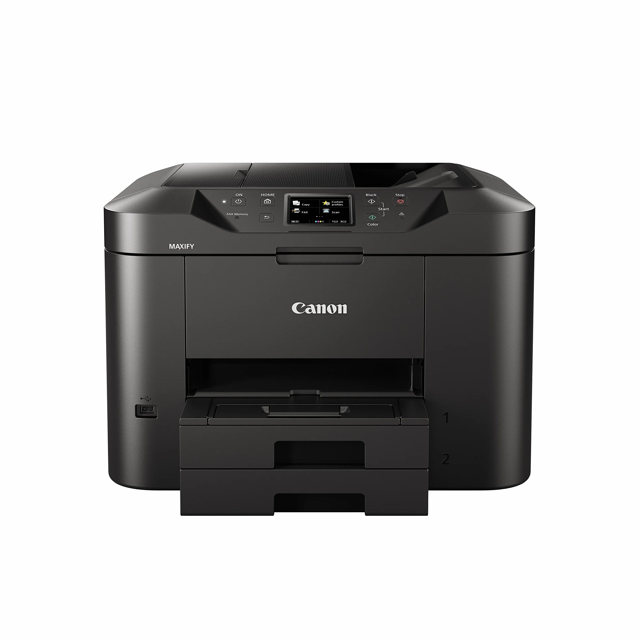 Canon Maxify MB2750 Imprimante Multifonction Jet d'encre 24 ipm Noir et Blanc 15,5 ipm Couleur 600 x 1200 dpi Noir/Anthracite