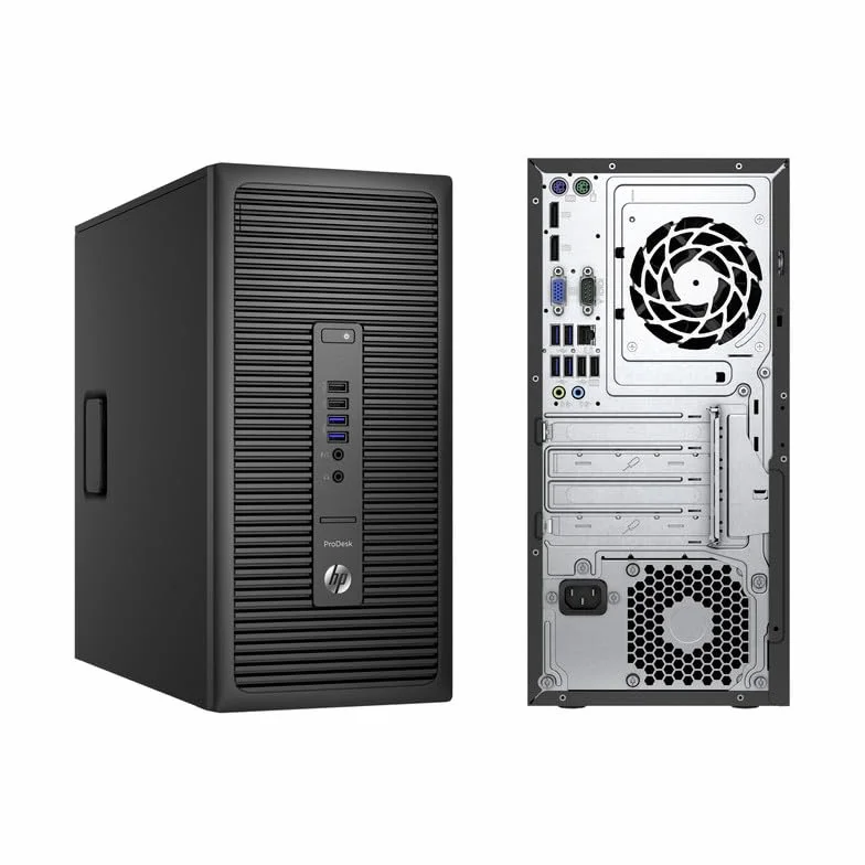 HP ProDesk 600 G2 Mini Ordinateur de Bureau, Intel Pentium G4400, 8 Go RAM, 256 Go SSD, Wi-Fi, Bluetooth, Windows 11 Pro (Reconditionné)