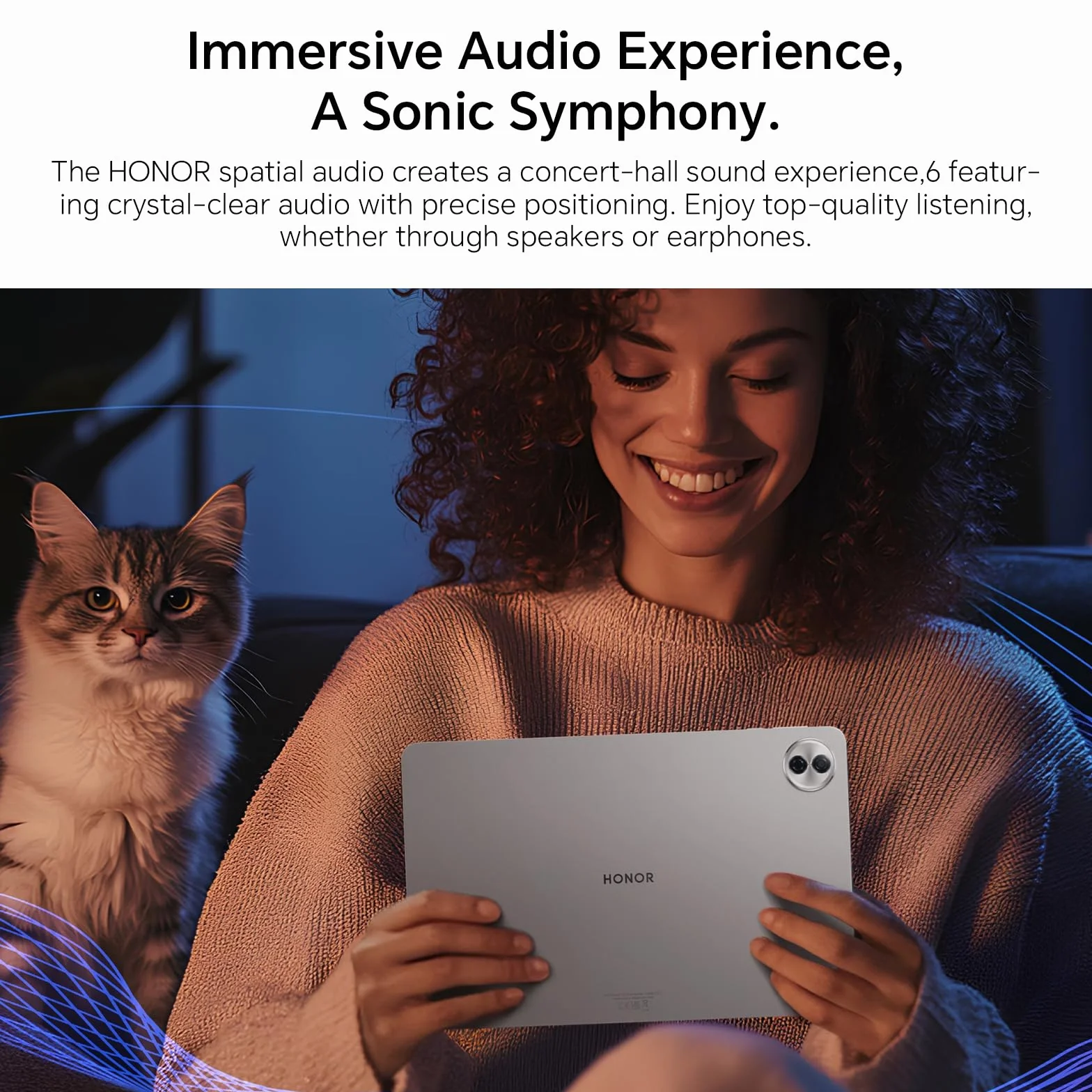HONOR Pad 10 WiFi Tablet 8Go 256Go, 7 Gen 3 Snapdragon, 12.1 Pouces 120Hz 2.5K Display, 10100mAh Battery, Android 15, Grey