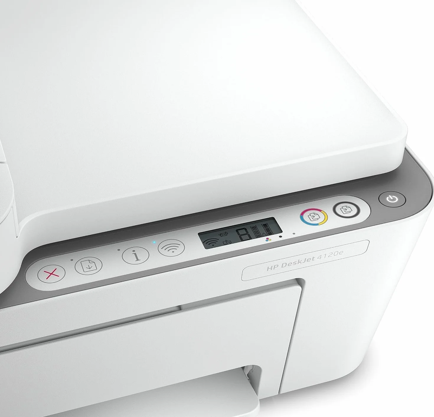 HP DeskJet 4120e Imprimante tout en un Jet d'encre couleur avec Scan, Impression, Wifi, Chargeur automatique de documents