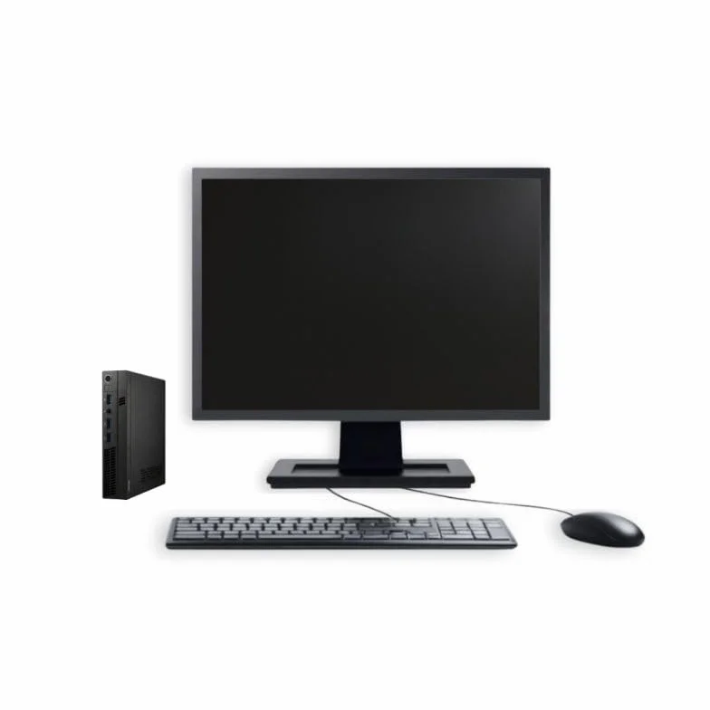 PC Ultra Mini Intel Core i5 Windows 11 Pro SSD 500Go RAM 16Go Wi-Fi Écran 22'' Ordinateur Bureau Compact Reconditionné