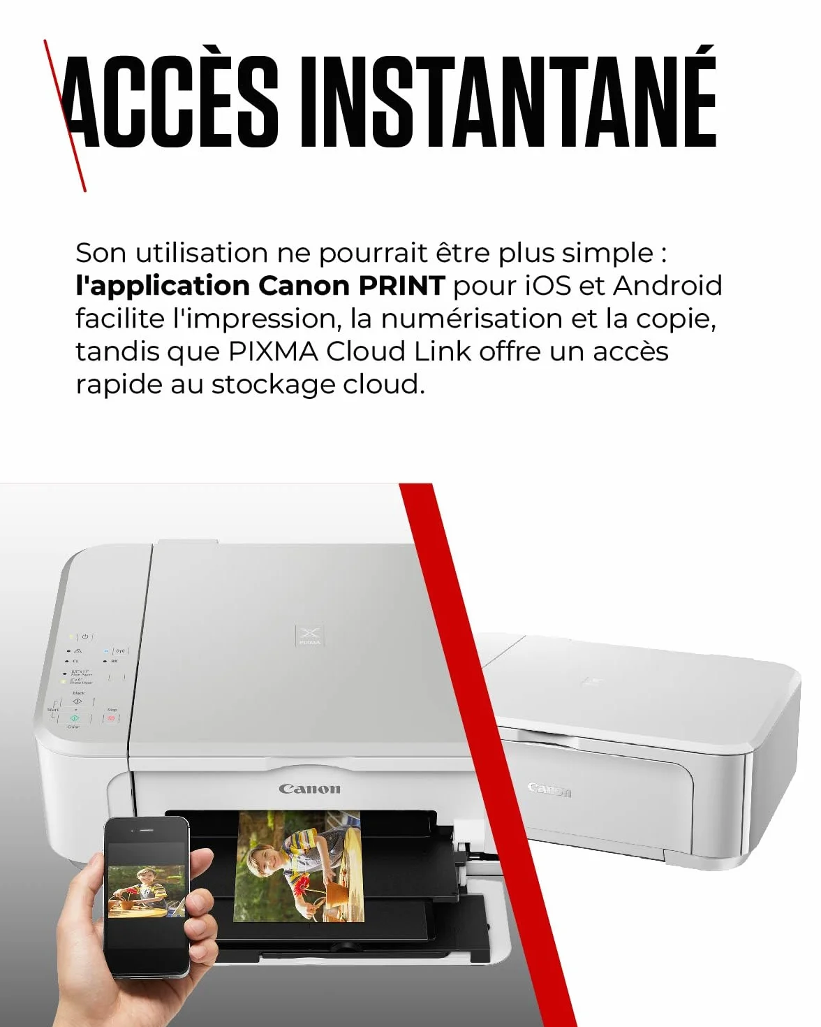 Canon PIXMA MG3650S Imprimante Tout-en-Un sans Fil pour la Maison