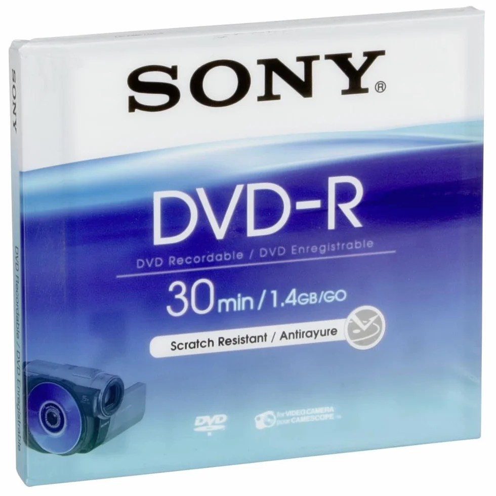 Sony DMR30B DVD-R 30 min 1.4 GB