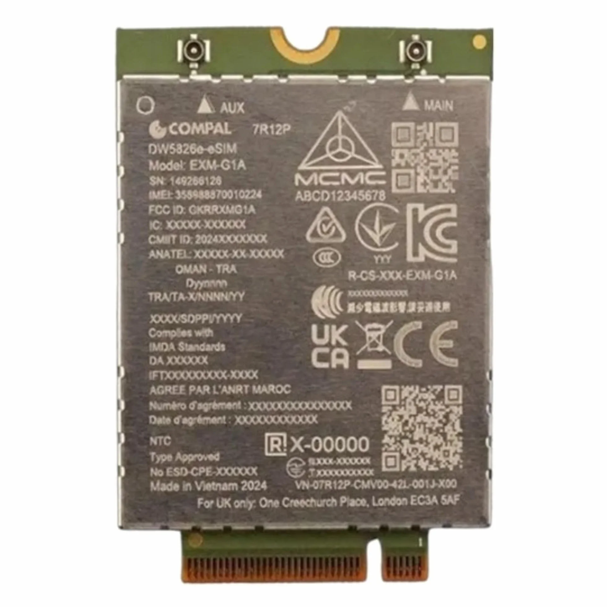 Dell DW5826E Modem Mobile sans Fil