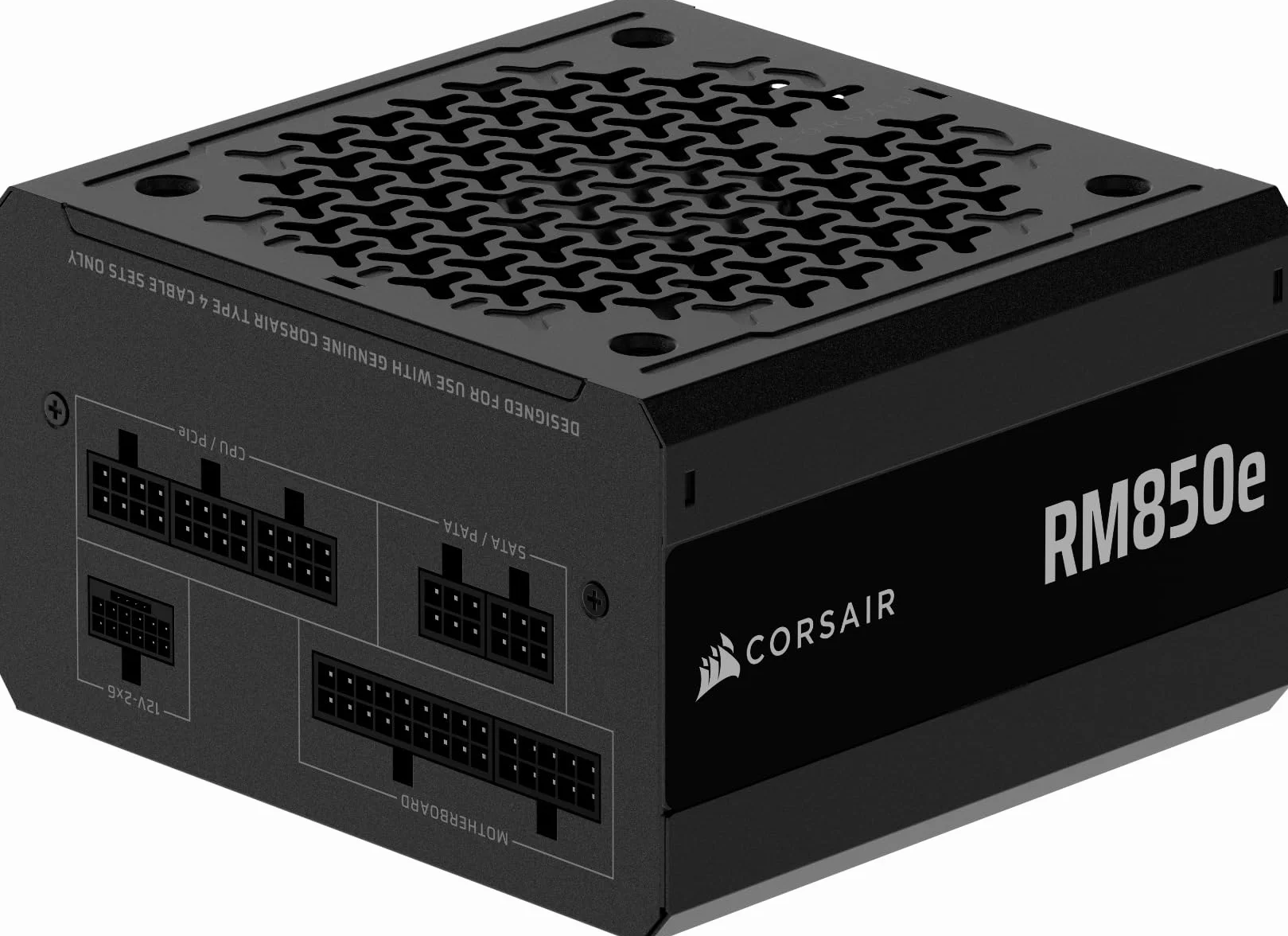 CORSAIR RM850e (2025) Alimentation ATX Modulaire Silencieuse Noir 850W Cybenetics Gold