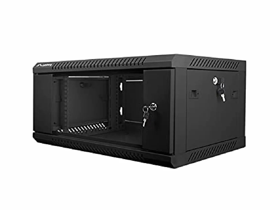 Lanberg WF01-6404-10B étagère 4U Rack monté sur Le Mur Noir