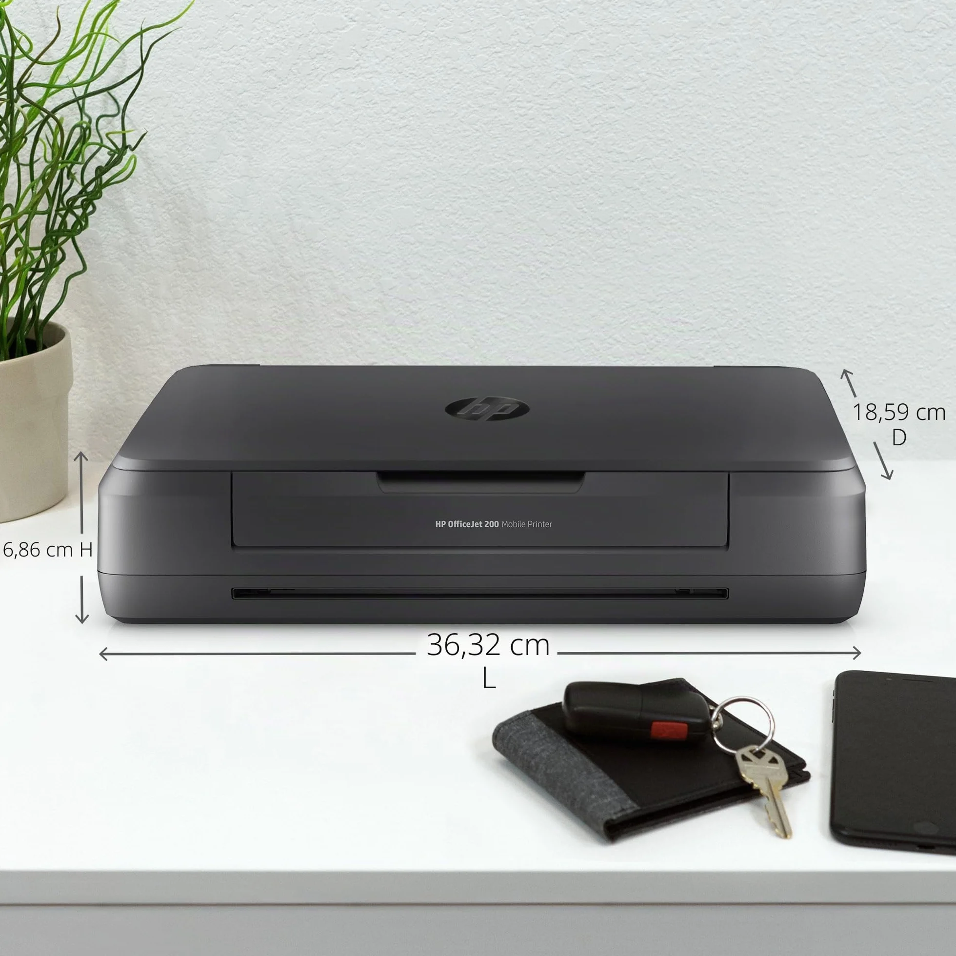 HP OfficeJet 200 Mobile Imprimante d'Encre A4 WiFi Noir 4800 x 1200 dpi