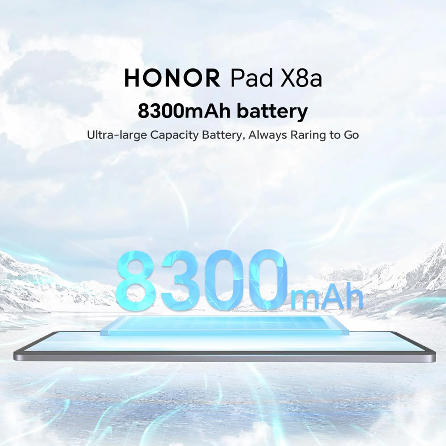 HONOR Pad X8A 4Go 128Go Tablette 11 Pouces 90Hz WiFi Snapdragon 680 Gris