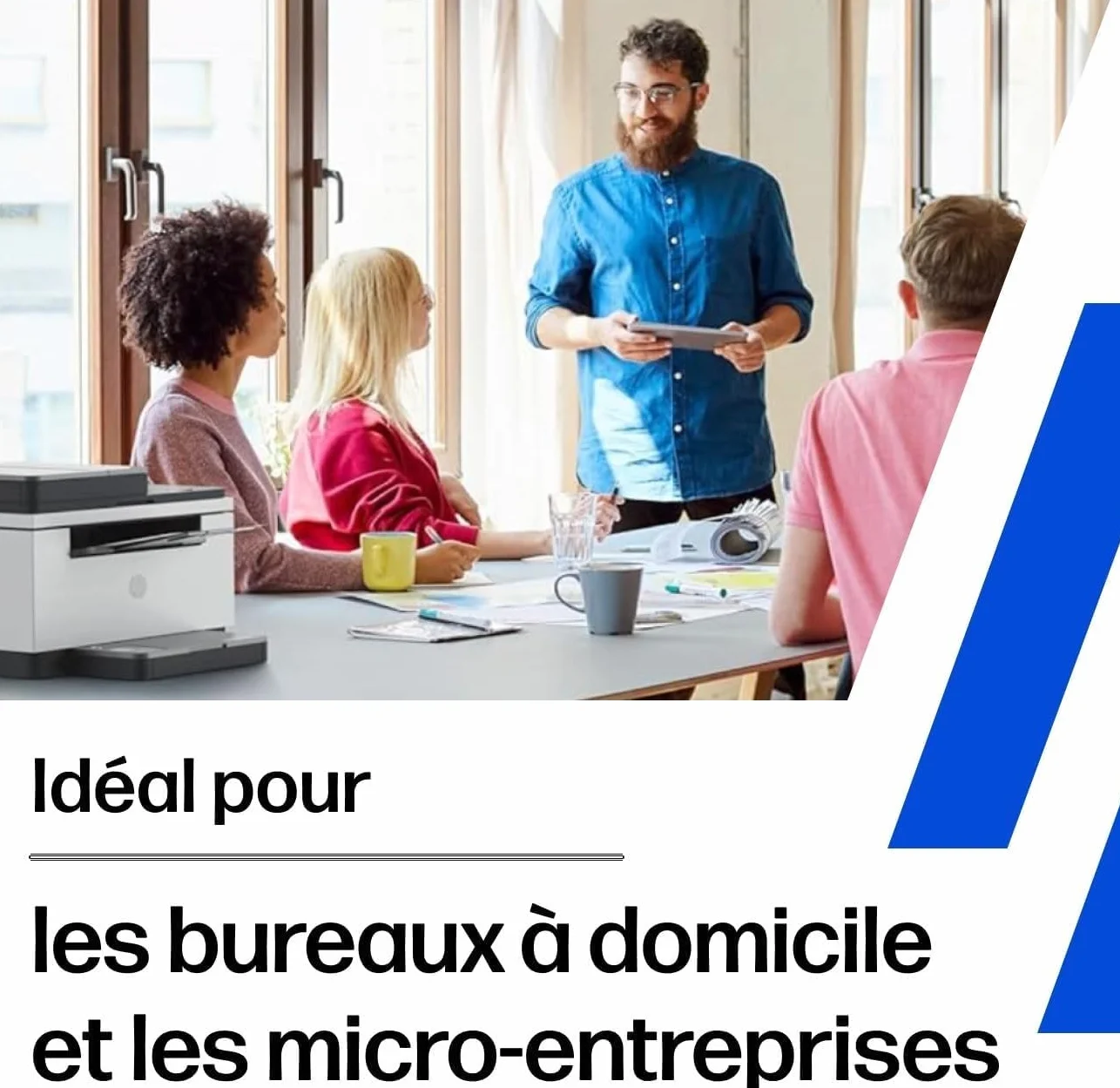 HP LaserJet M235sdw Imprimante Multifonction A4 Recto/Verso Automatique Noir et Blanc 27 ppm Wi-Fi Ethernet USB ADF Écran LCD Grise