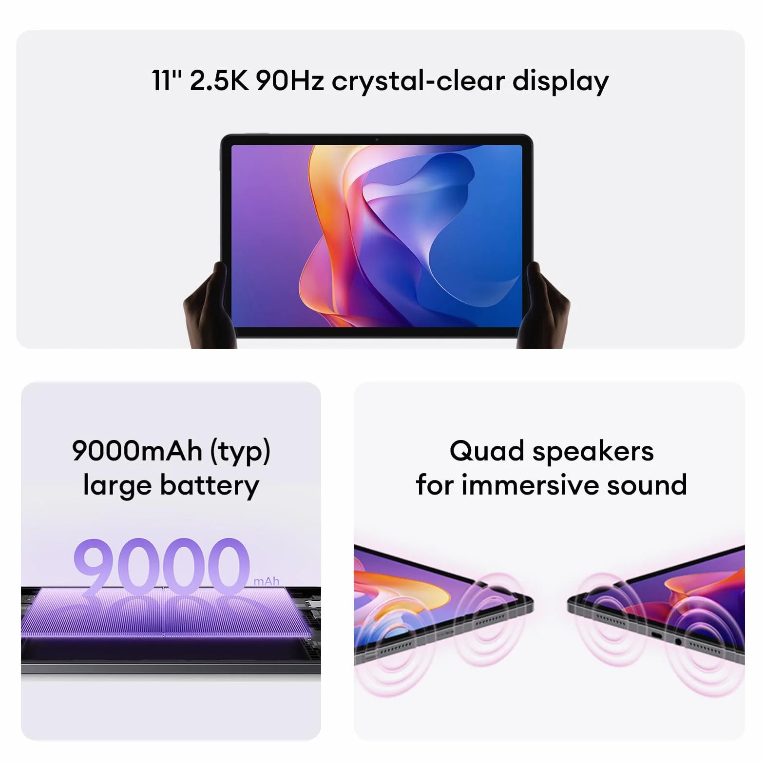 Xiaomi Redmi Pad 2 11" 4GB 128GB WiFi Tablet Gris Grafito