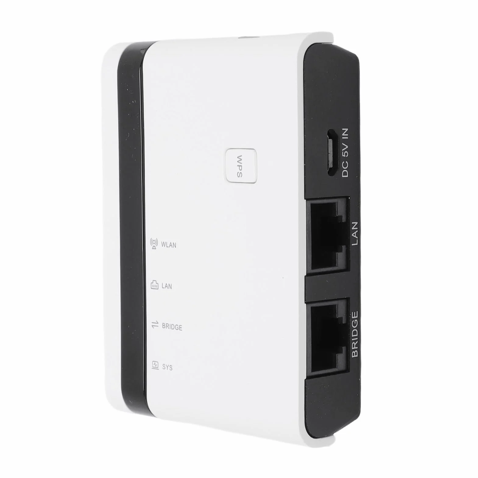 4 Port USB Print Server Gigabit Ethernet 2,4 GHz sans Fil Pont LAN Multi-Mode Partage 4 Imprimantes Scanners UE