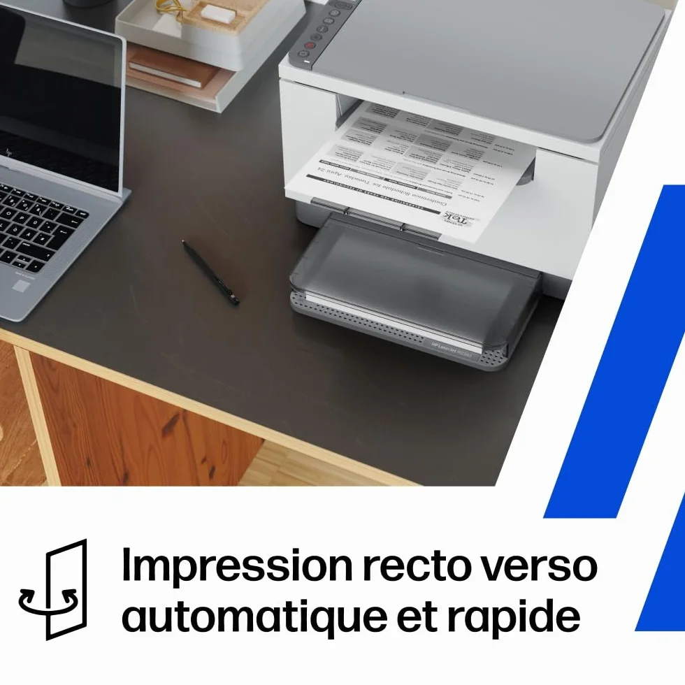 HP LaserJet M234dw Imprimante Multifonction A4 Recto/Verso Noir et Blanc 29 ppm USB Wi-Fi Ethernet