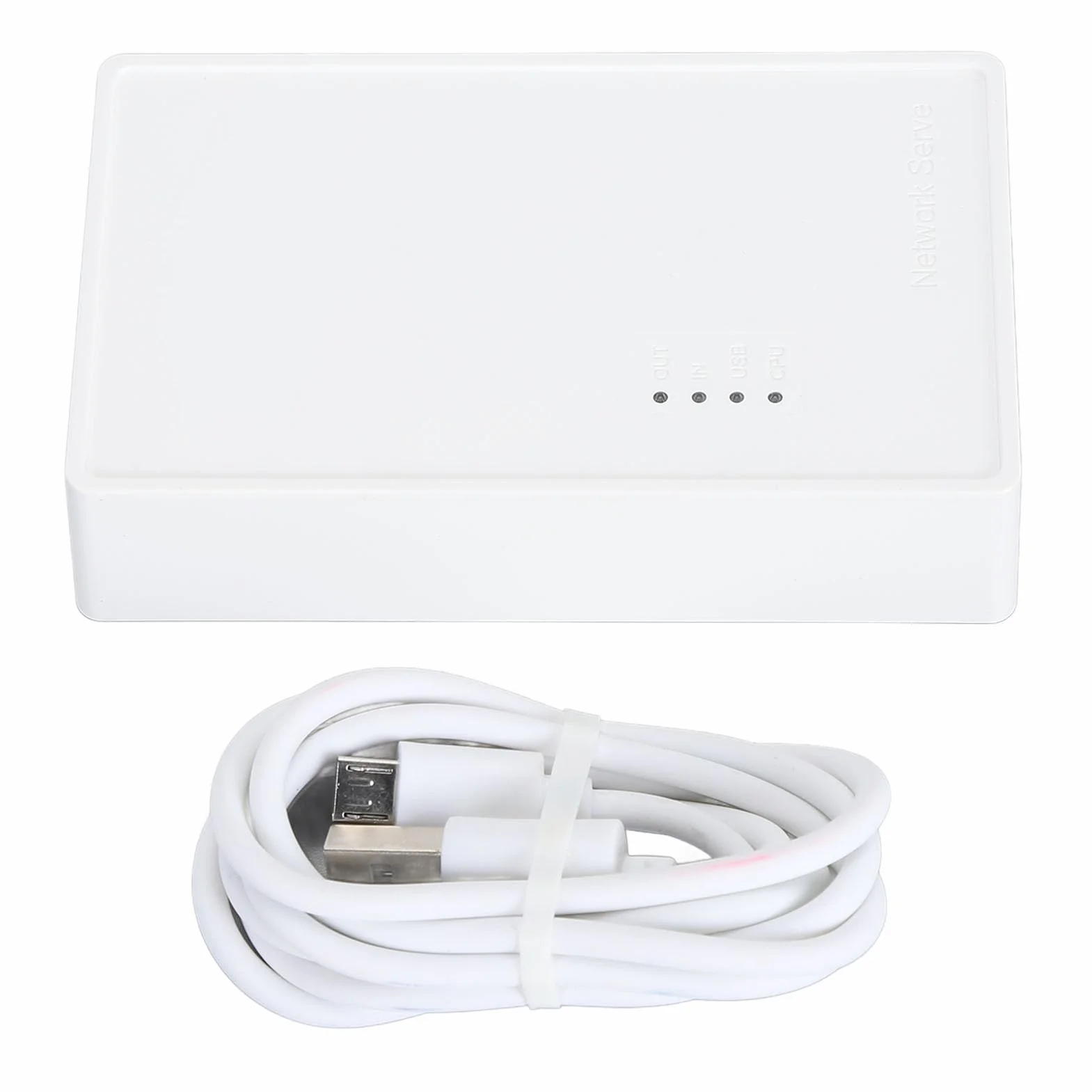 Ciciglow Serveur d'impression sans fil USB 2.0 480 Mbps Pont LAN 10/100 Mbps