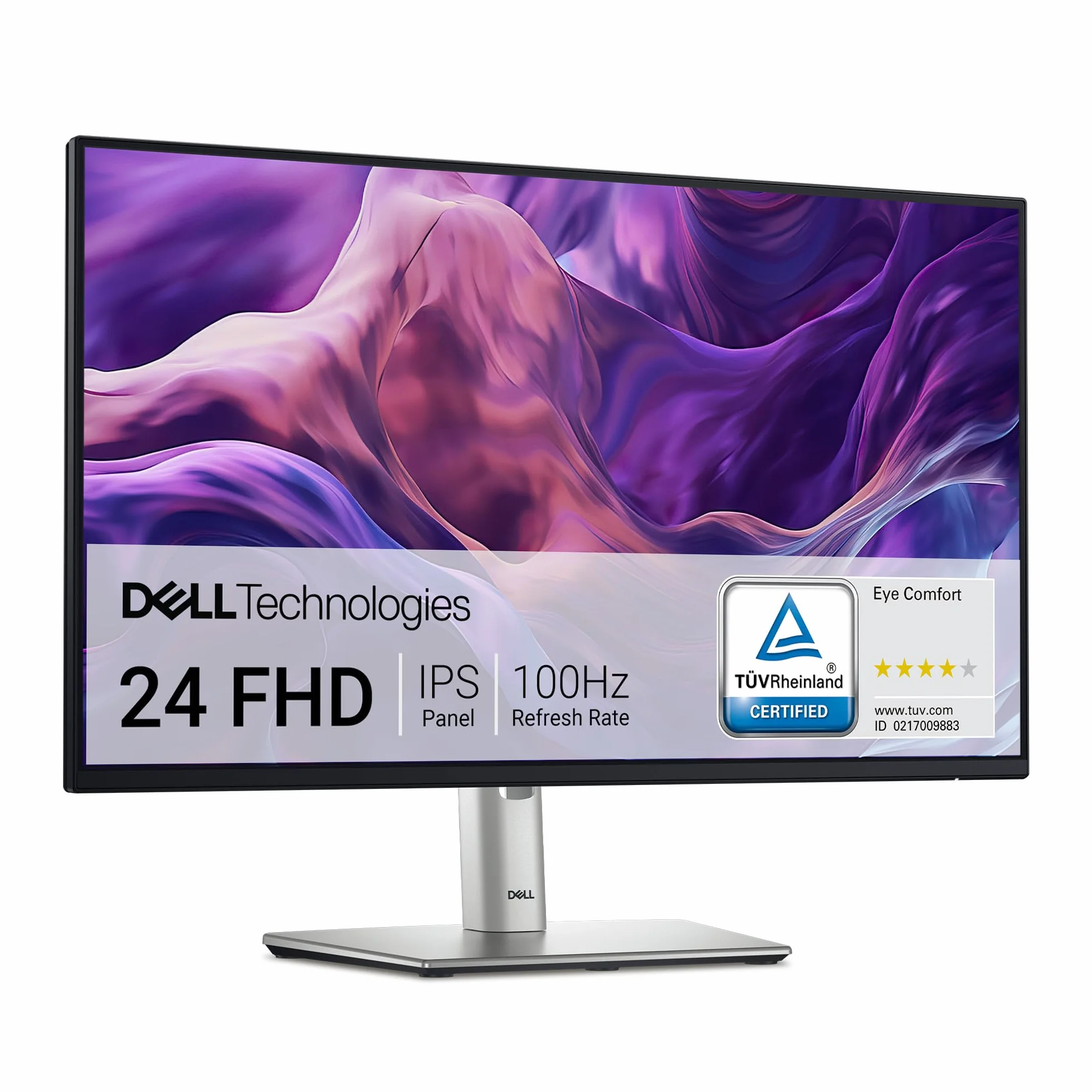 Dell P2425H 24" Full HD 100Hz IPS Monitor 5ms 99% sRGB USB-C DisplayPort HDMI VGA Noir