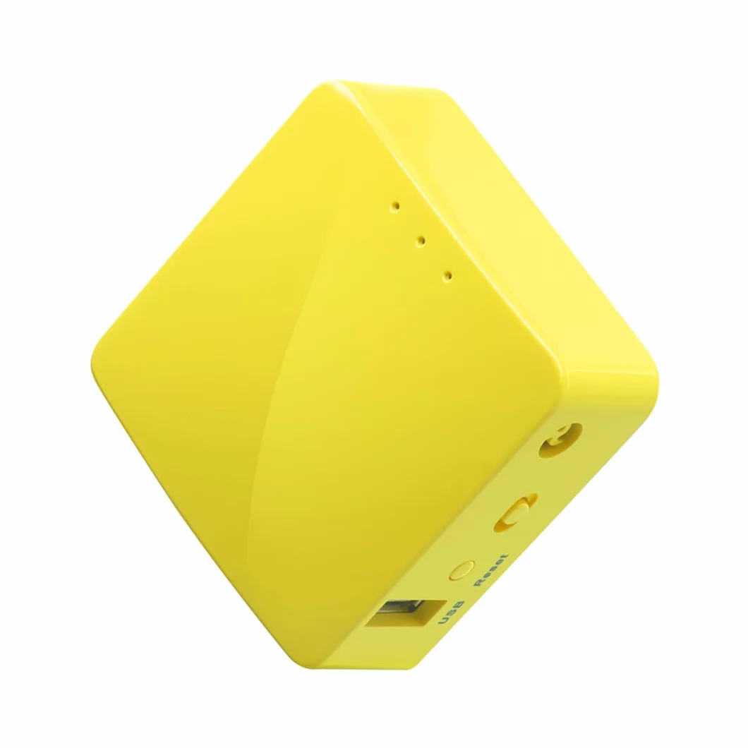 GL.iNet GL-MT300N-V2(Mango) Mini routeur WiFi VPN de Poche sans Fil Portable - Point d'accès/Extender/WDS avec OpenWrt, 2 Ports Ethernet, USB 2.0, 128 Mo RAM