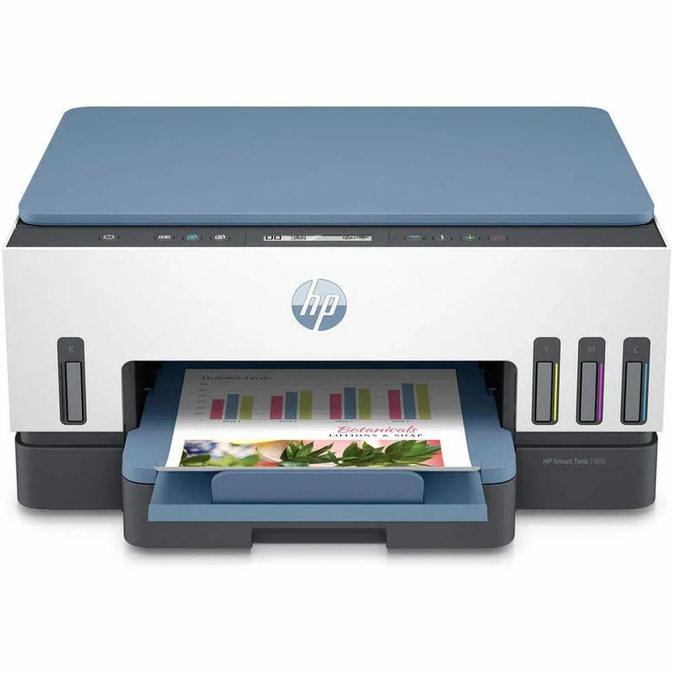 HP Smart Tank 7006 Sans fil Imprimante All-in-One Couleur, Impression recto-verso, Copieur, Scanner