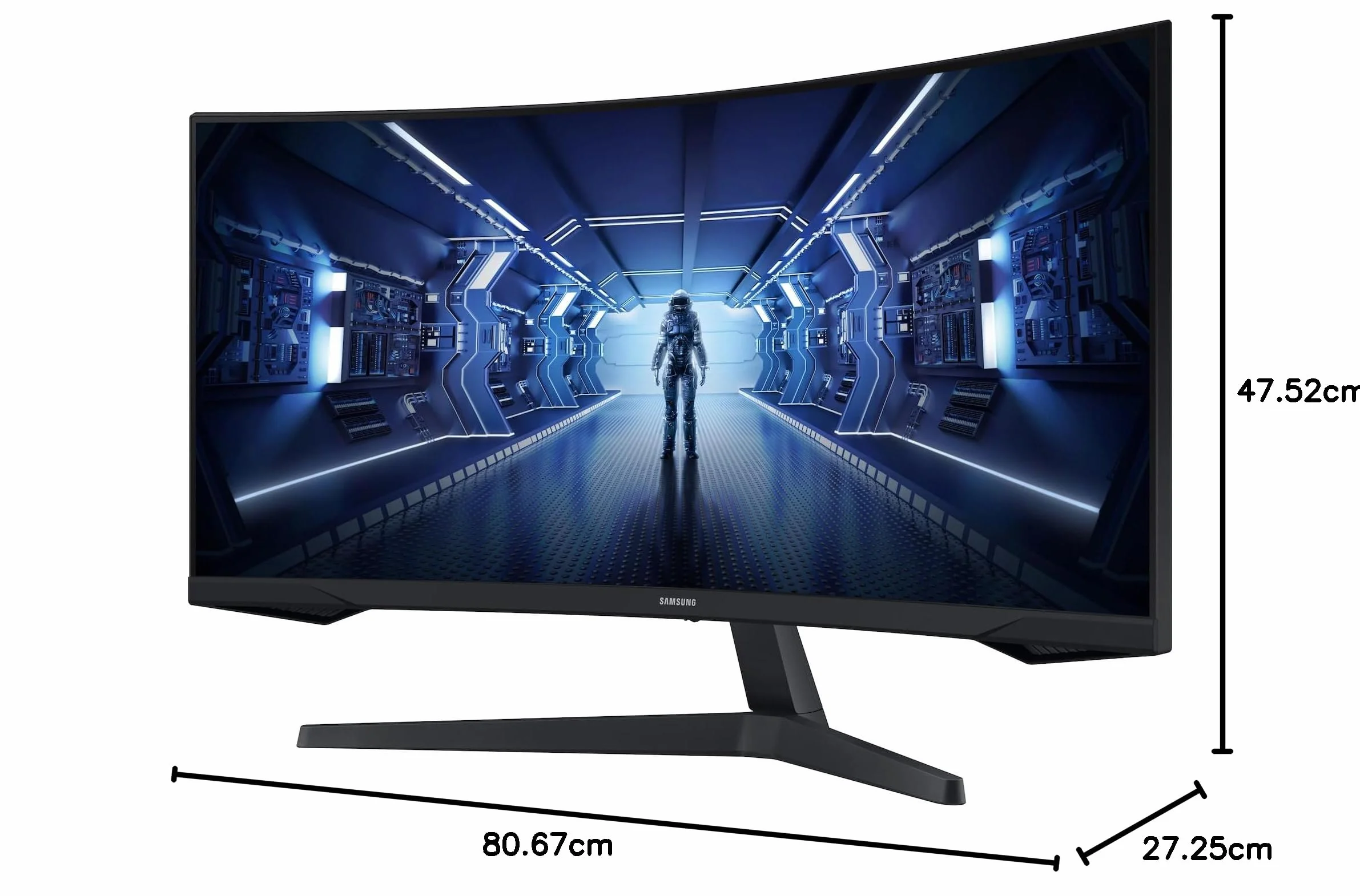 Samsung Odyssey G5 34" Ecran PC Gaming Incurvé 1000R VA UHD 3440x1440 165Hz 1ms Noir