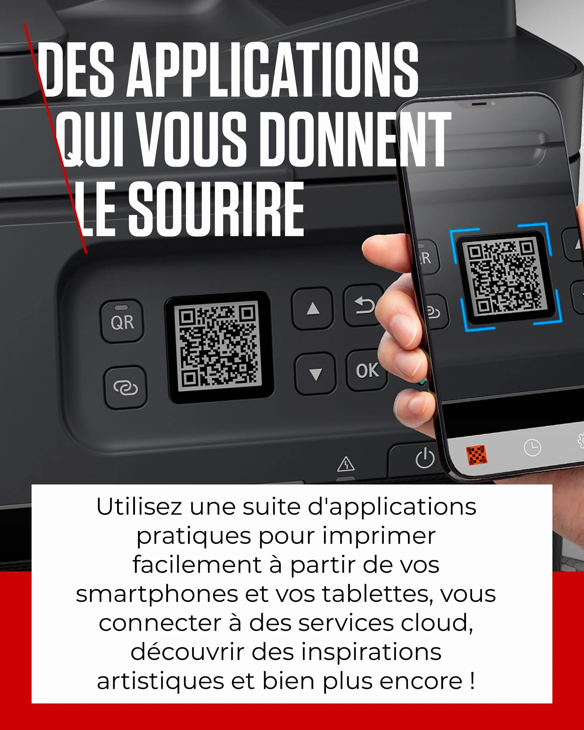 Canon PIXMA TS7450i Imprimante Multifonction Couleur Tout-en-Un Wi-Fi Chargeur Automatique de Documents