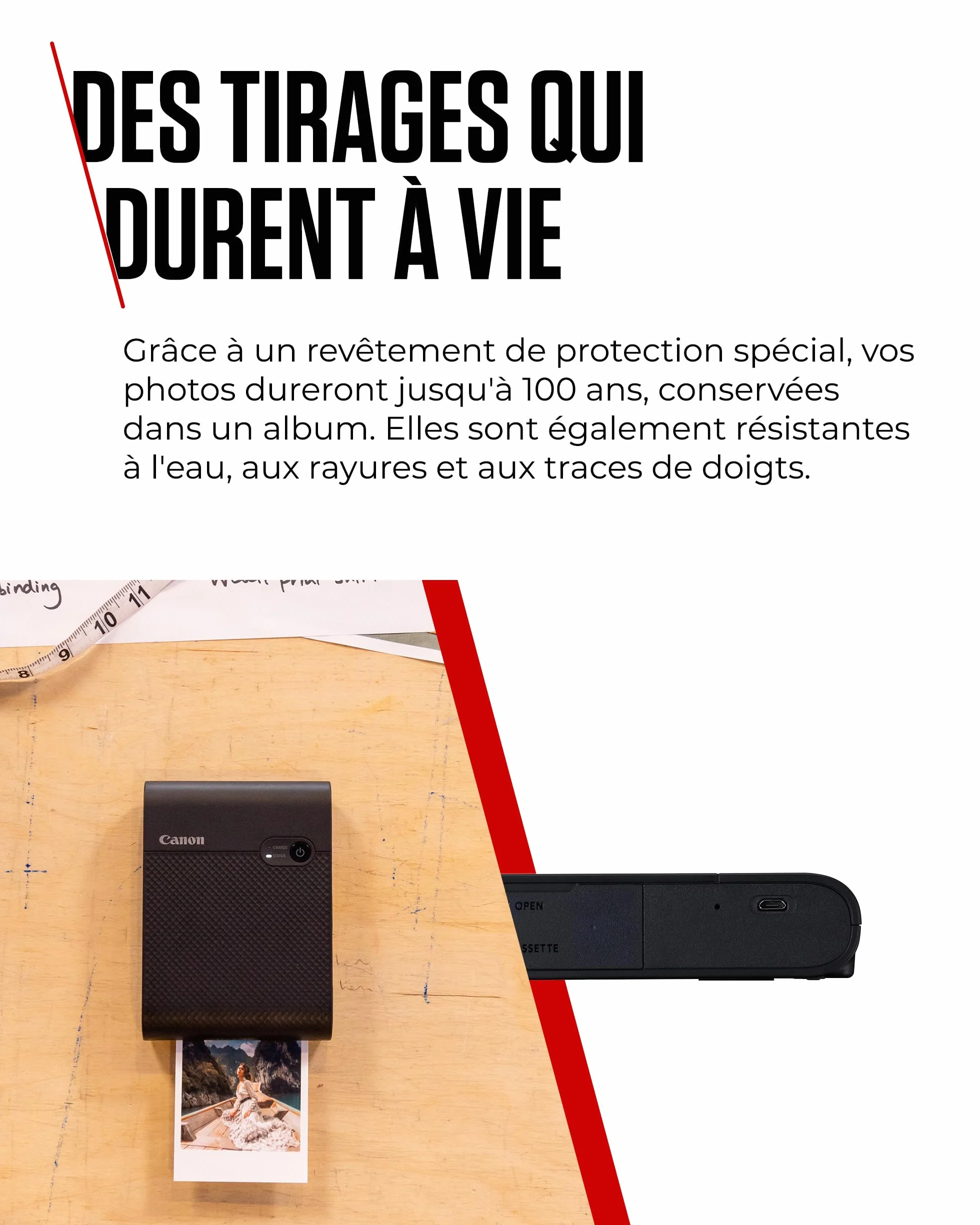 Canon SELPHY Square QX10 Imprimante Photo Portable Noir