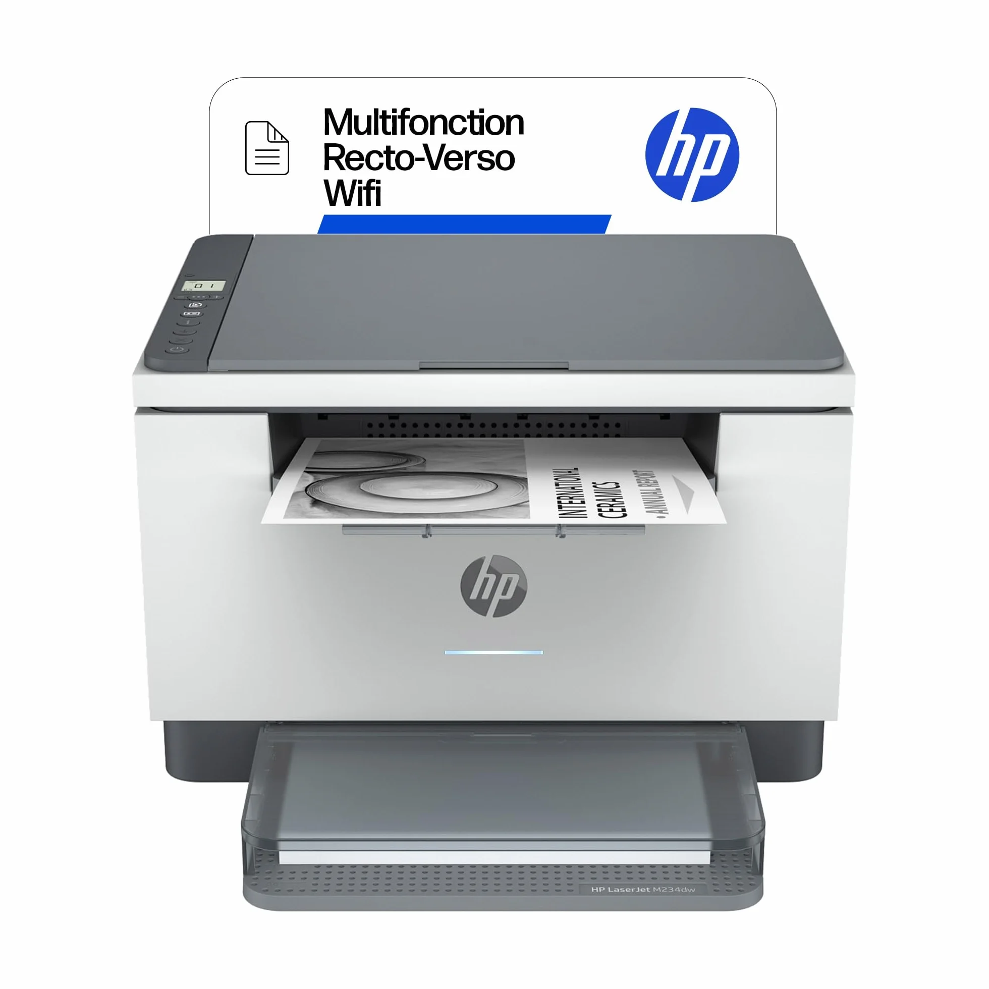 HP LaserJet M234dw Imprimante Multifonction A4 Recto/Verso Noir et Blanc 29 ppm USB Wi-Fi Ethernet